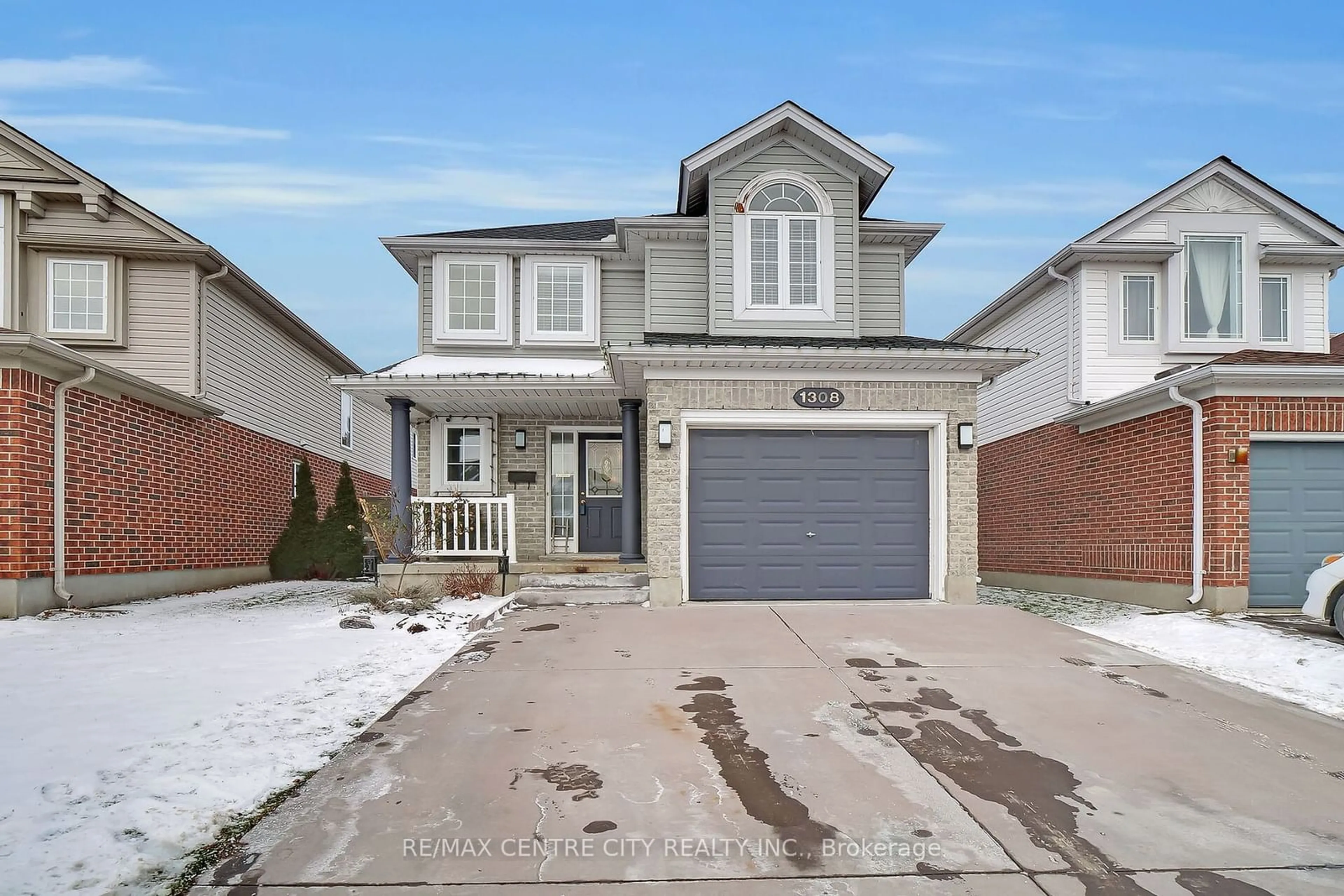 Home with brick exterior material, street for 1308 Blackmaple Dr, London Ontario N5Y 5V4