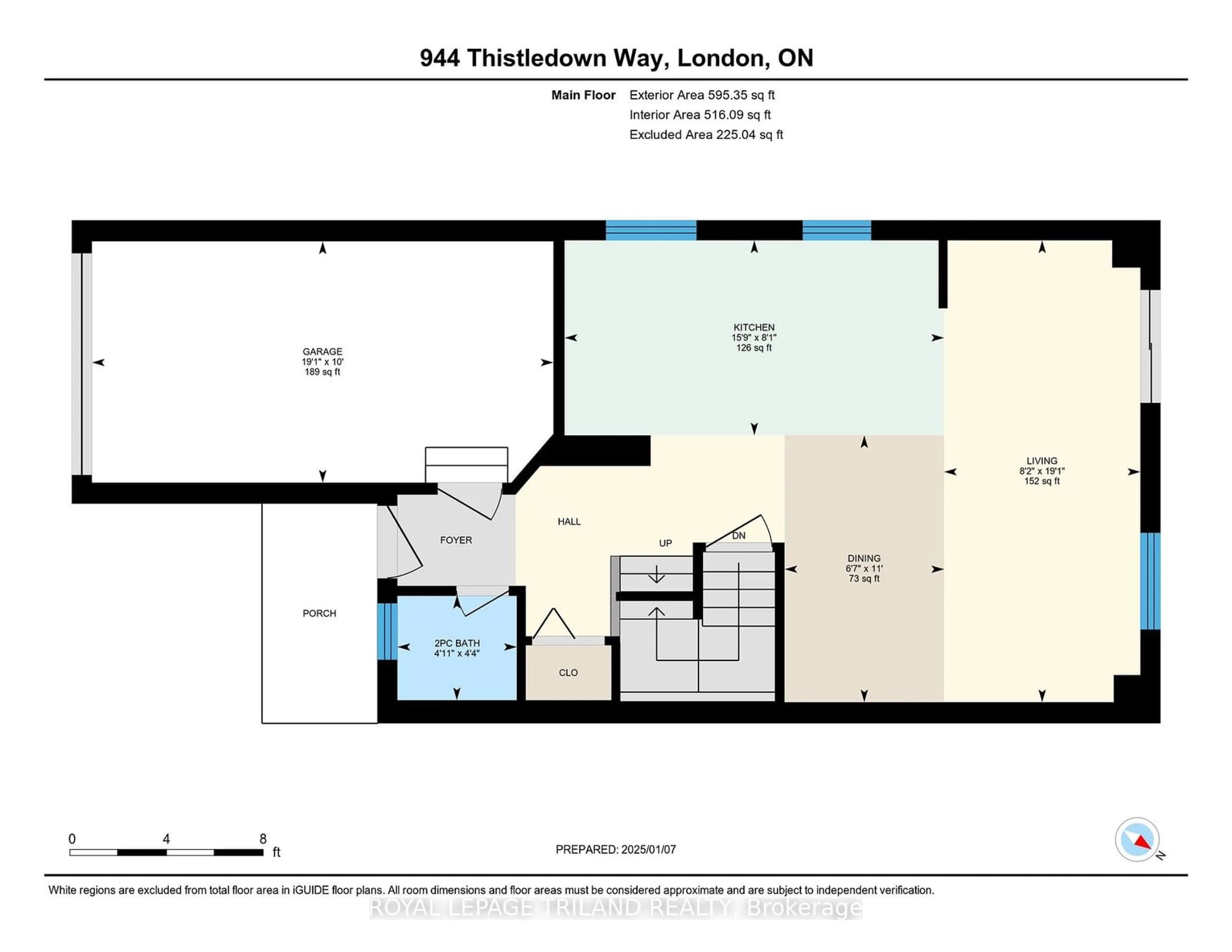 Floor plan for 944 Thistledown Way, London Ontario N6G 4Z6