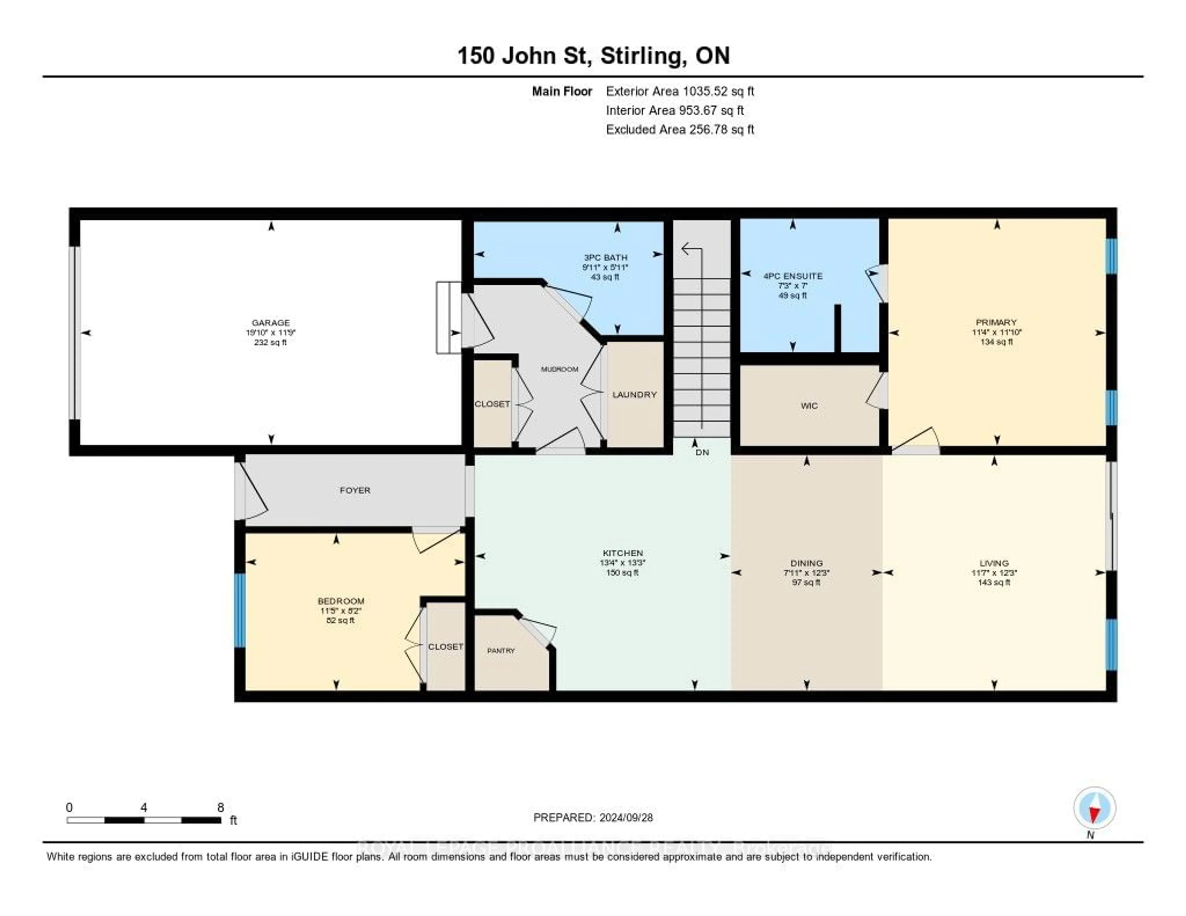 Floor plan for 150 John St, Stirling-Rawdon Ontario K0K 3E0