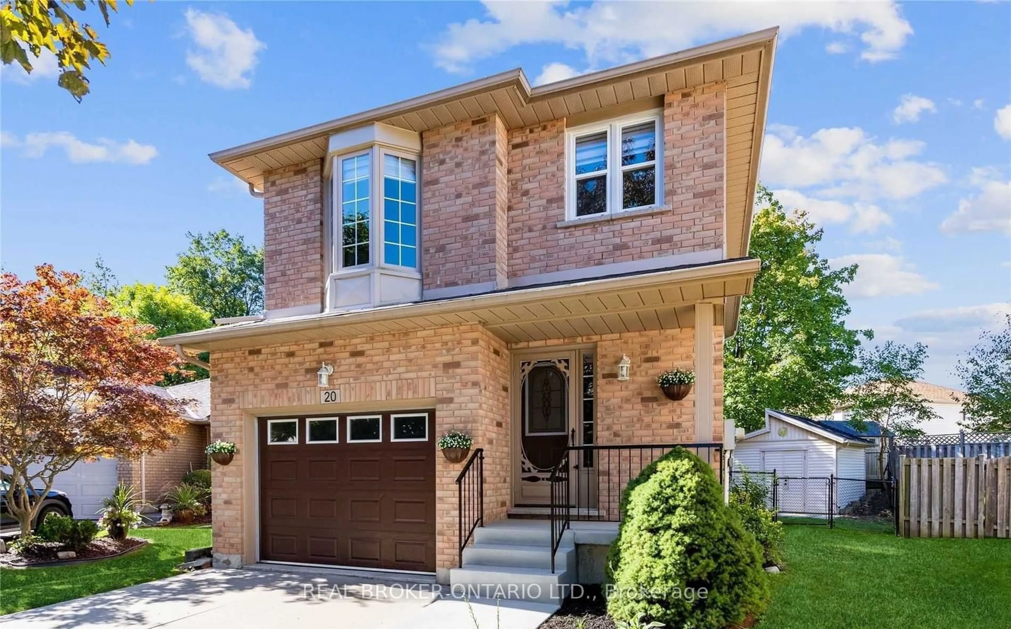 Home with brick exterior material, street for 20 Elderridge Crt, Hamilton Ontario L8J 3R1