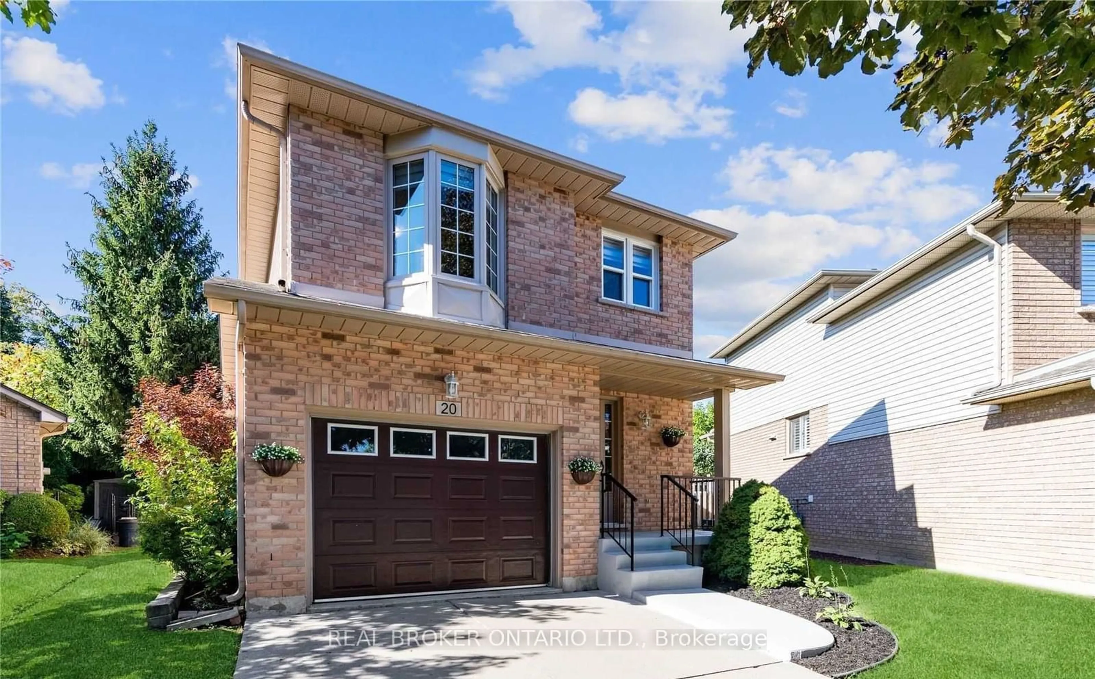 Home with brick exterior material, street for 20 Elderridge Crt, Hamilton Ontario L8J 3R1