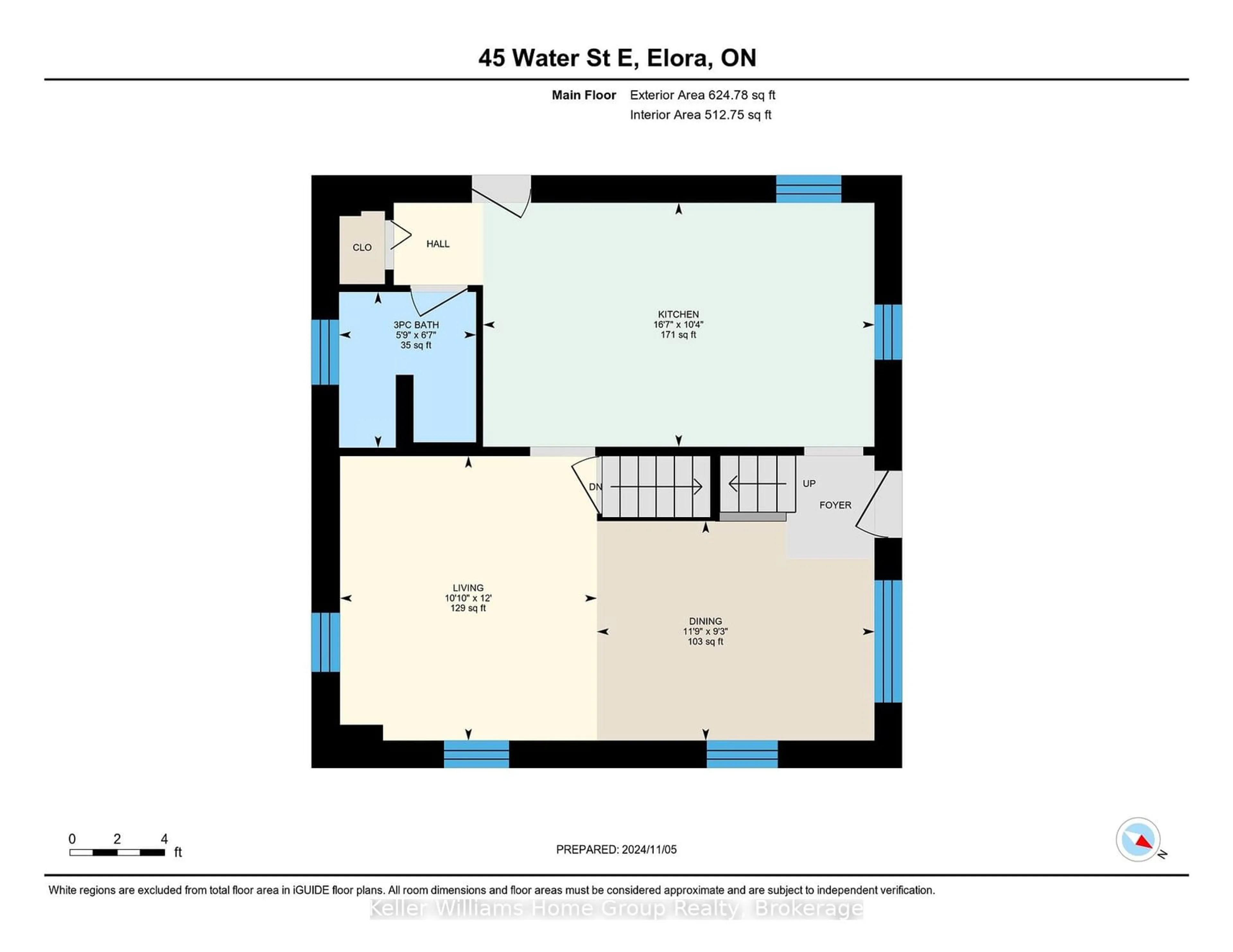 Floor plan for 45 Water St, Centre Wellington Ontario N0B 1S0