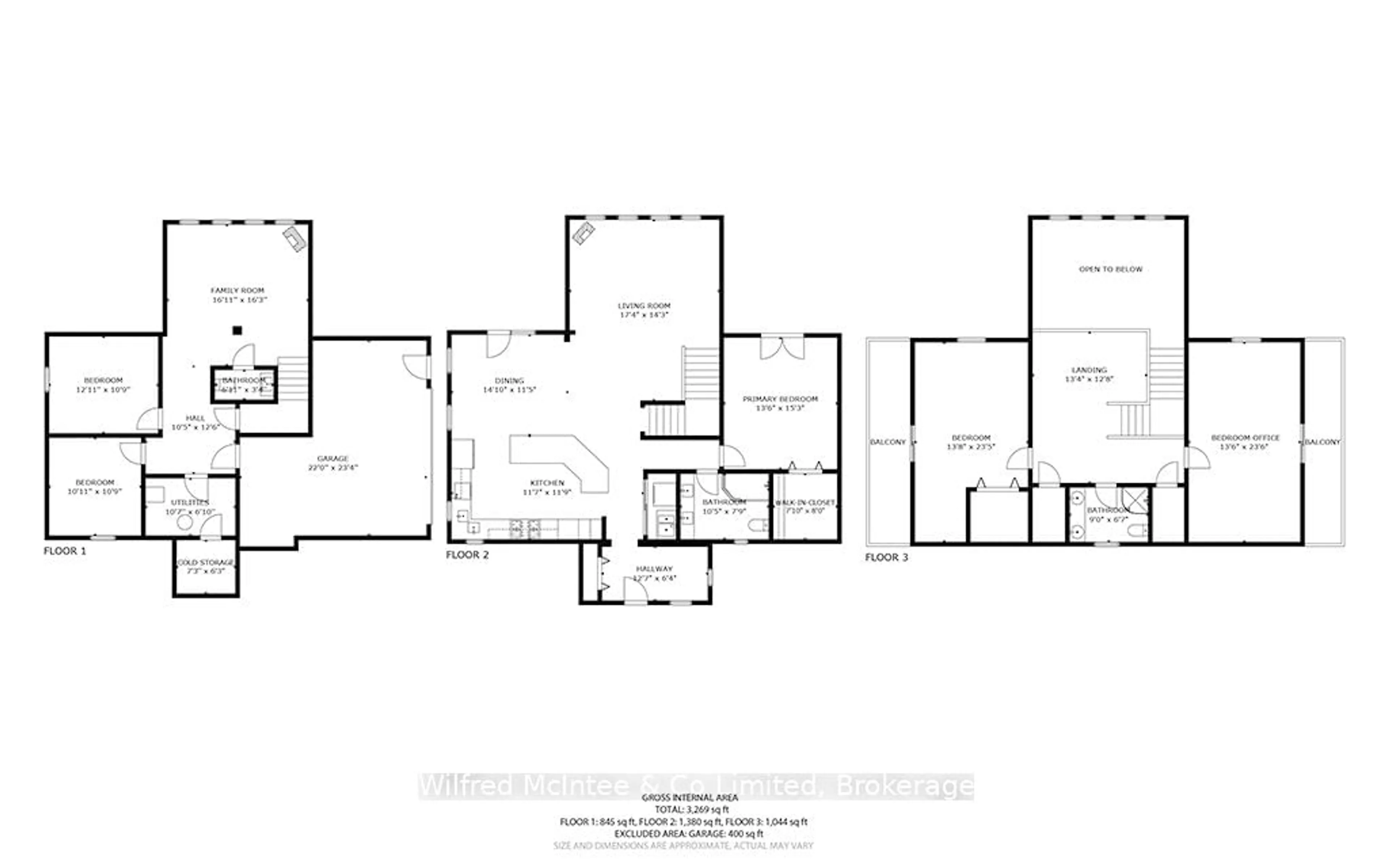 Floor plan for 15 Goble Pl, Saugeen Shores Ontario N0H 2C5