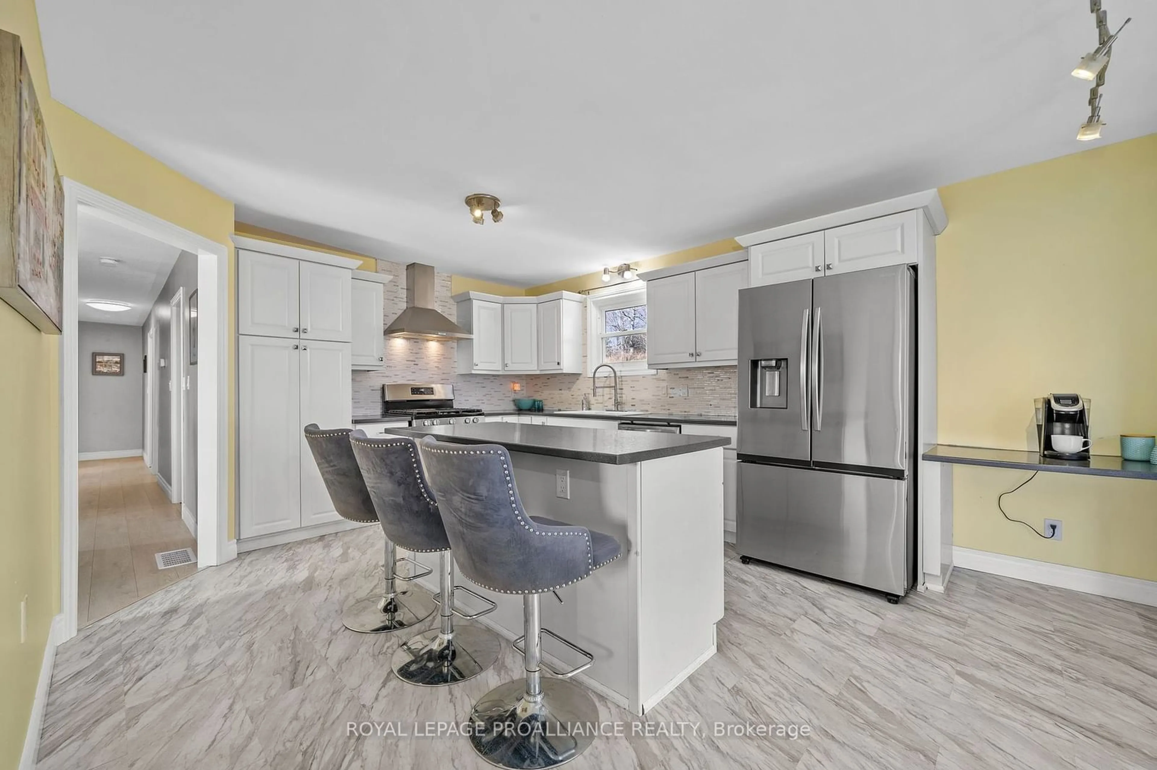 Open concept kitchen, ceramic/tile floor for 1492 County Rd 5, Quinte West Ontario K0K 2C0