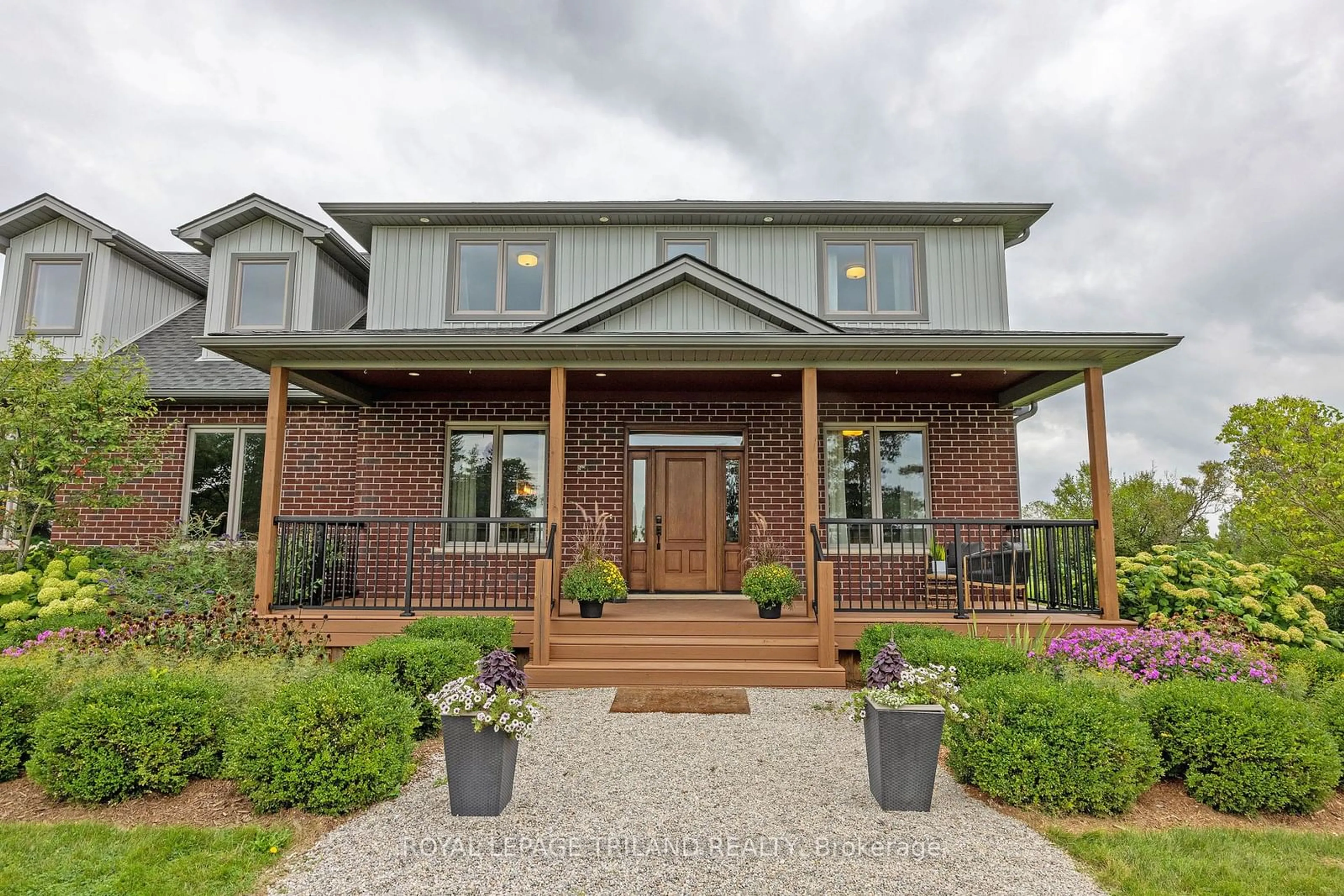 Home with brick exterior material, street for 39564 Fingal Line, Southwold Ontario N5P 3S5