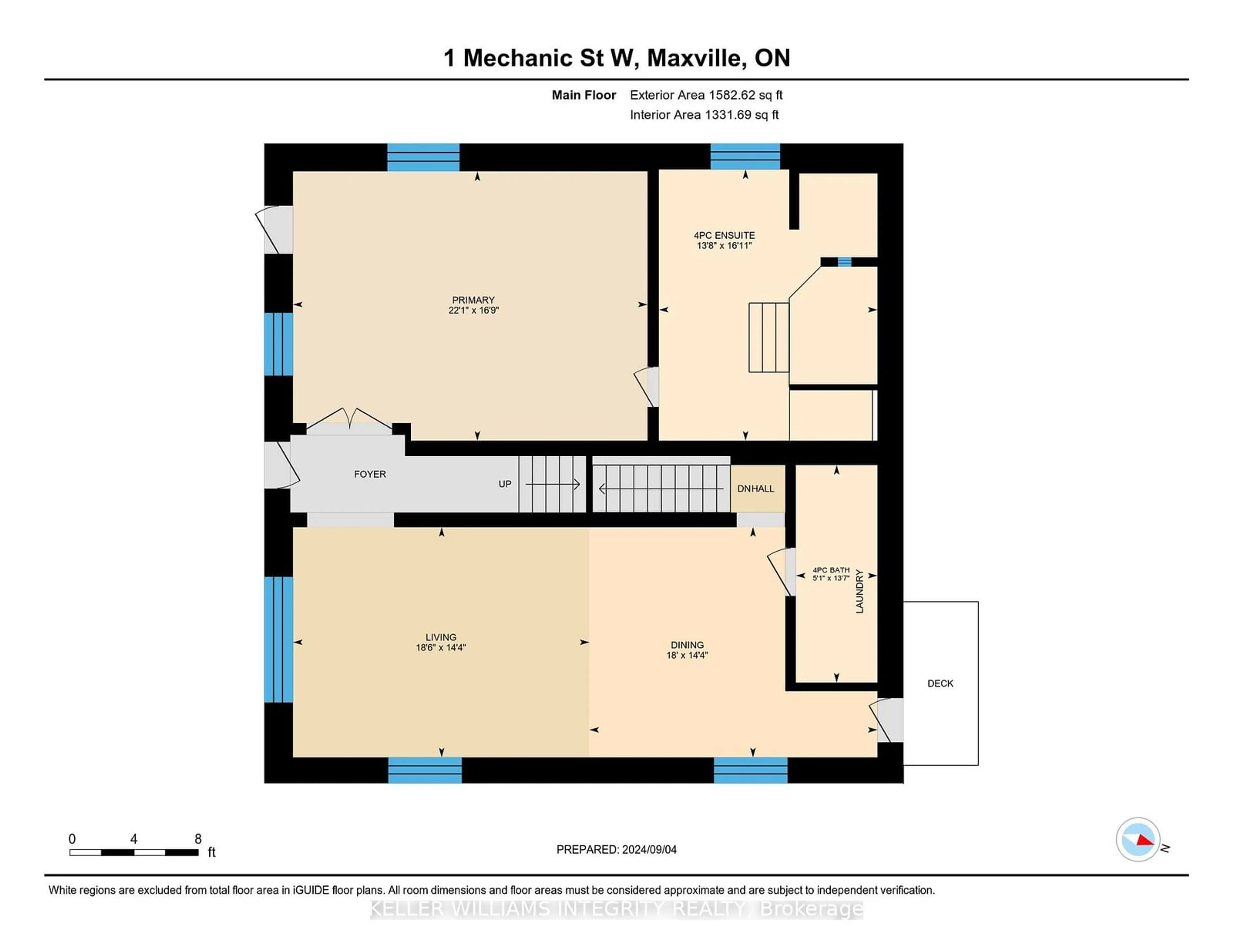 Floor plan for 1 MECHANIC St, North Glengarry Ontario K0C 1T0