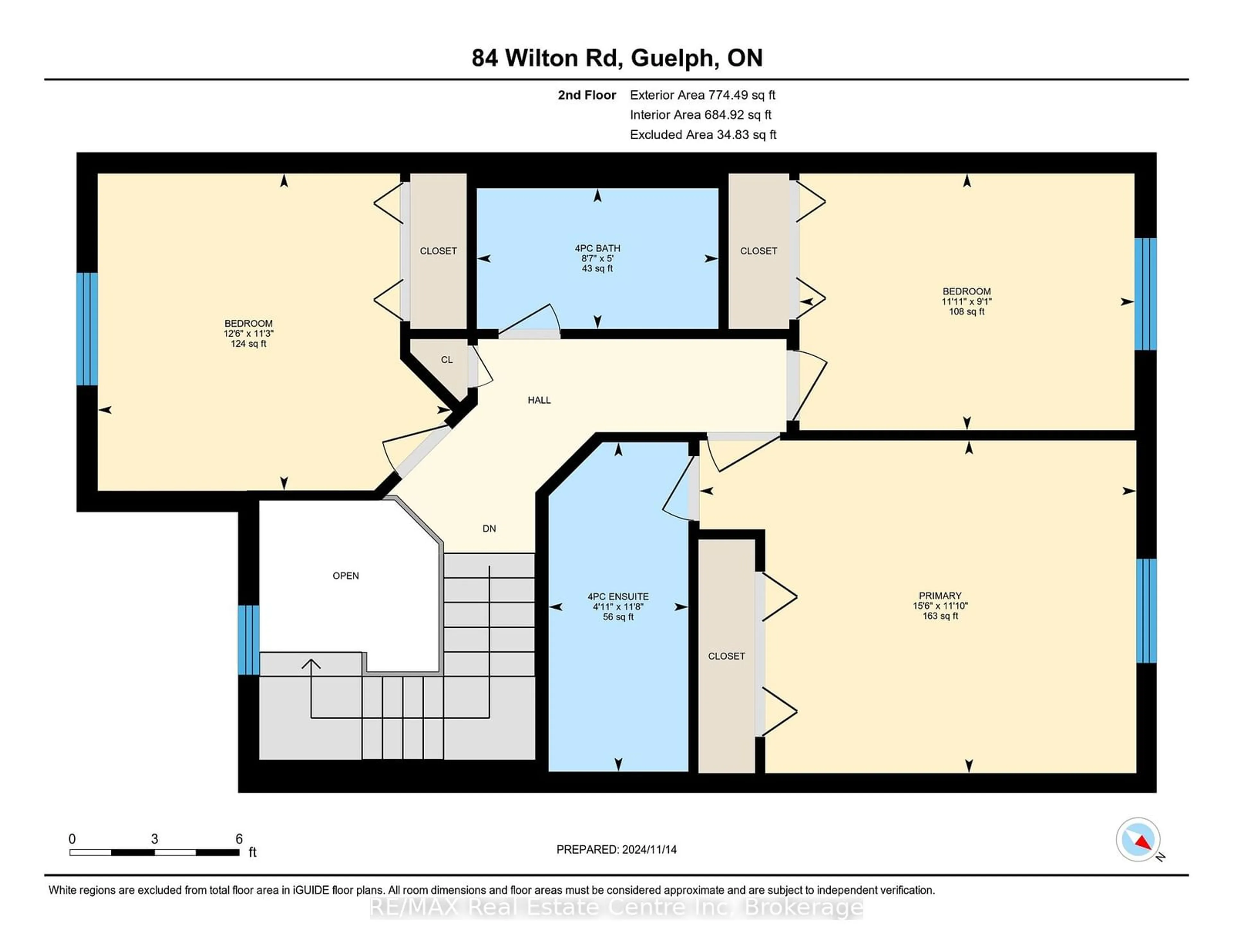 Floor plan for 84 WILTON Rd, Guelph Ontario N1E 7L7