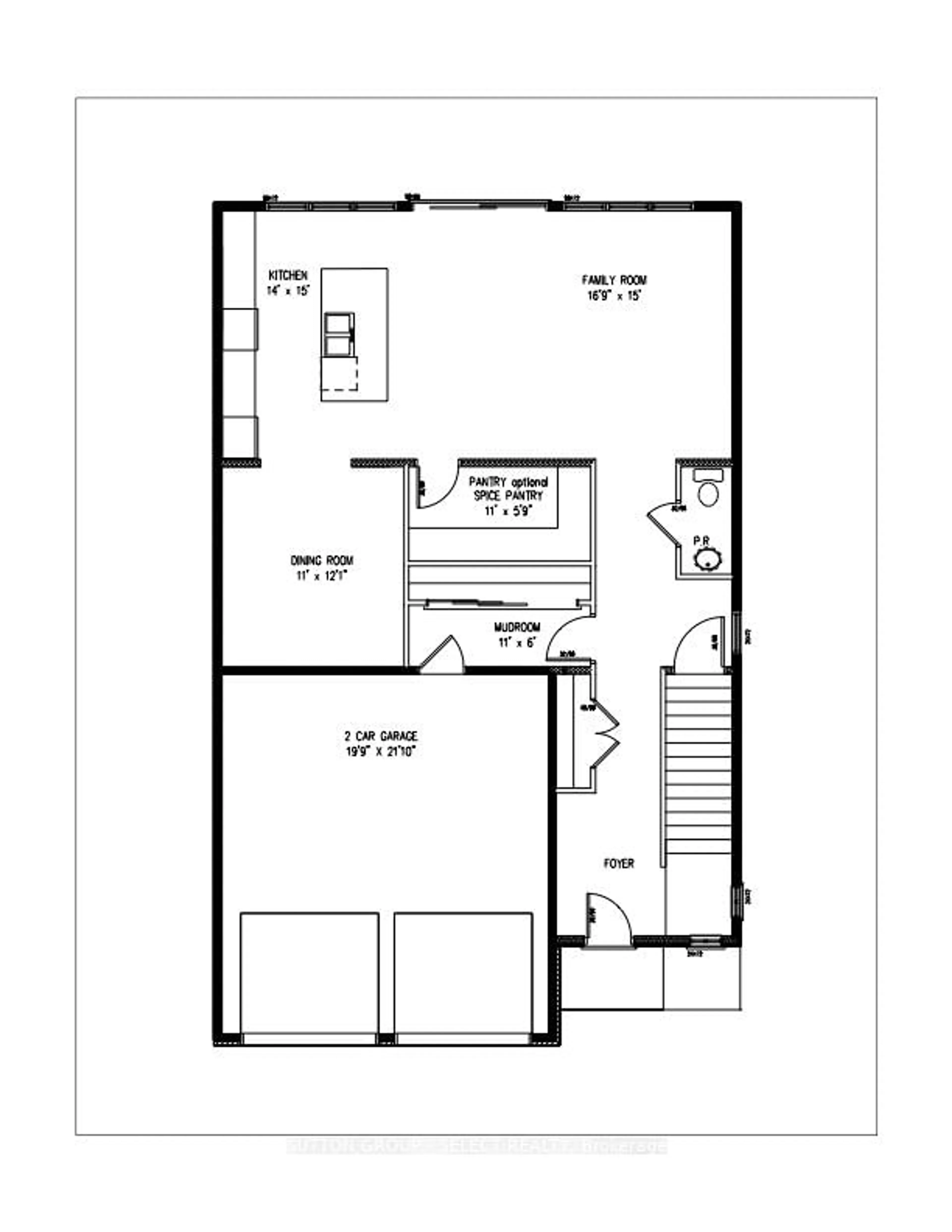 Floor plan for 2835 Sheffield Pl #8, London Ontario N6G 5H5