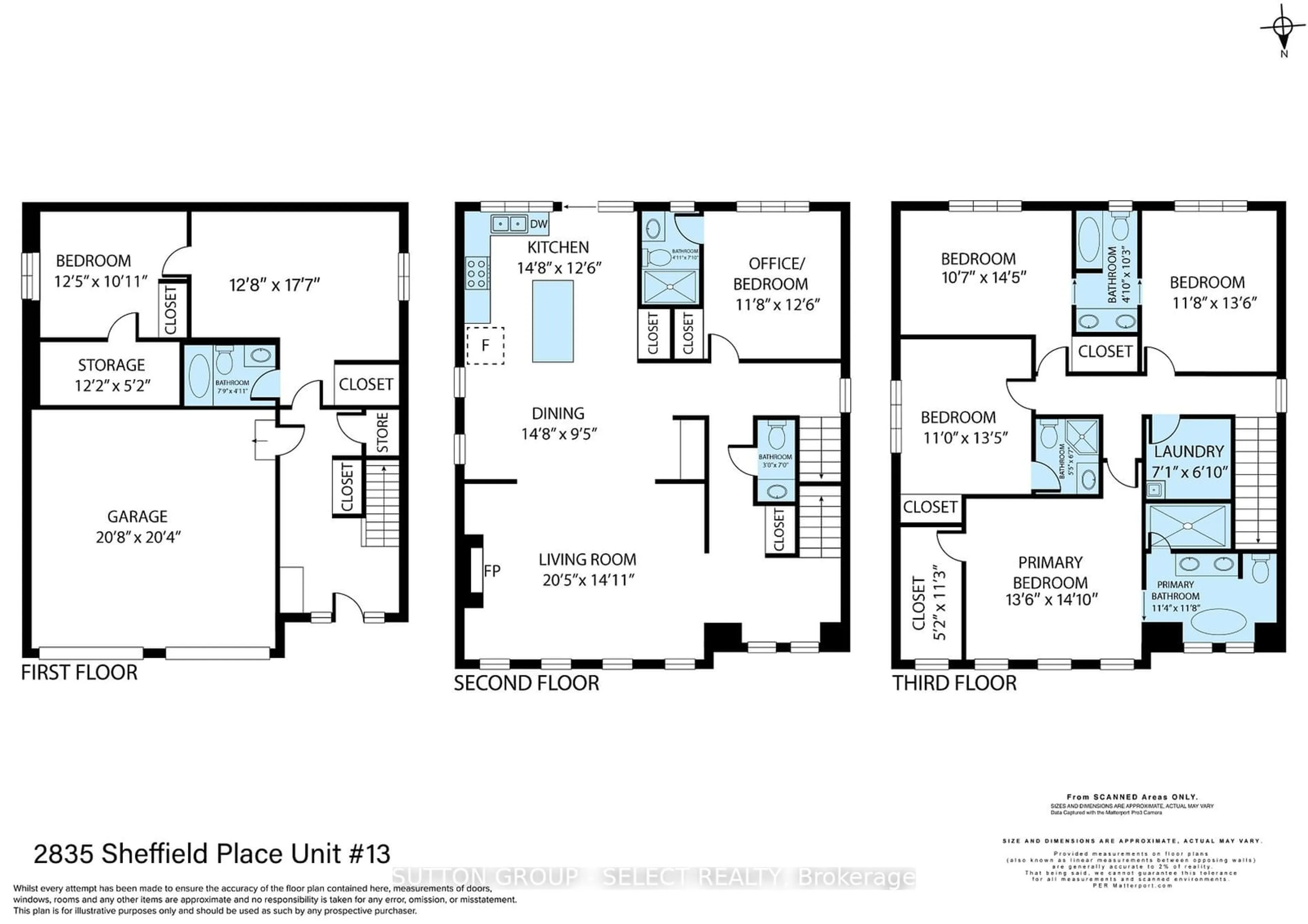 Floor plan for 2835 Sheffield Pl #13, London Ontario N6G 5H5