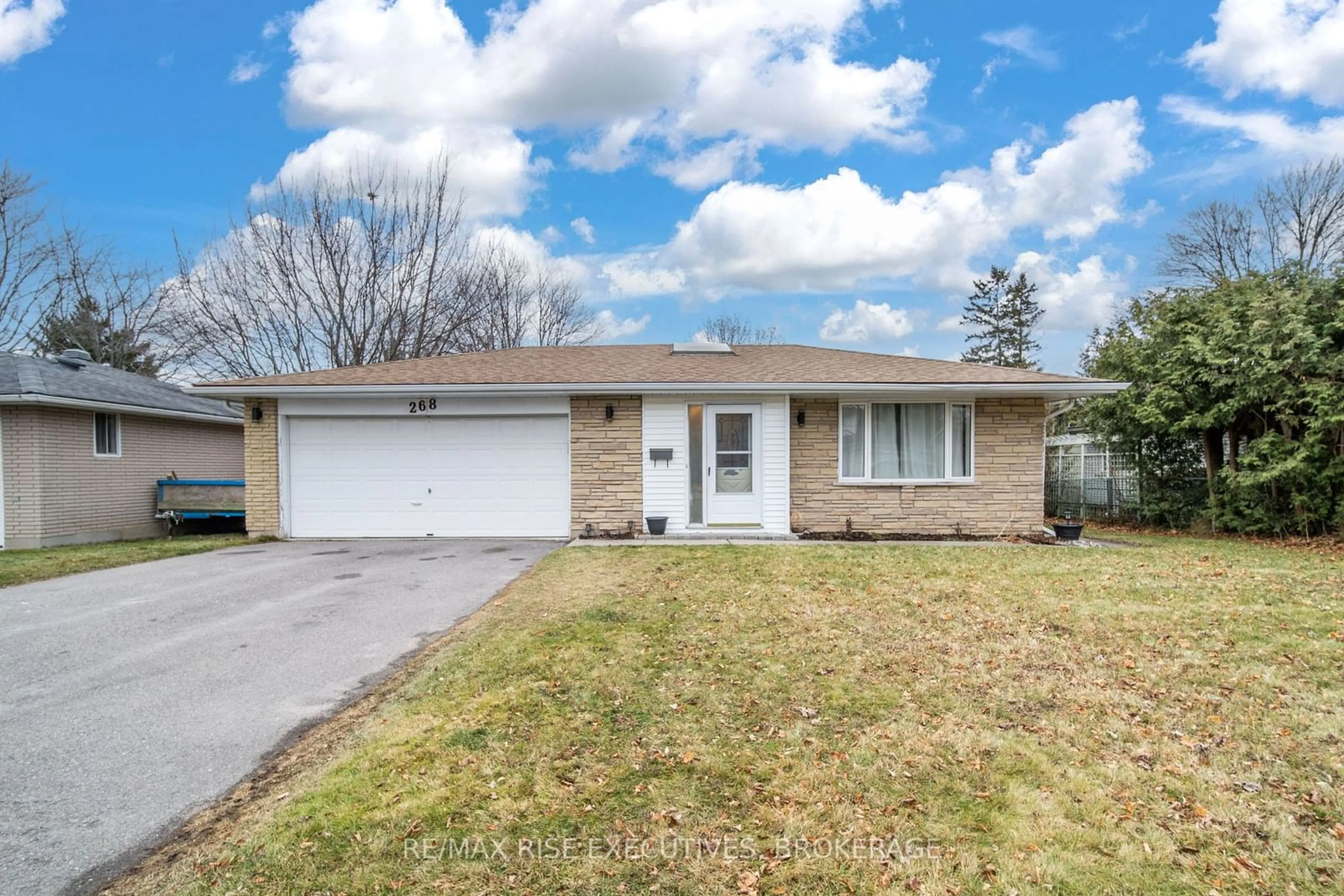 Home with brick exterior material, street for 268 Olympus Ave, Kingston Ontario K7M 4T9