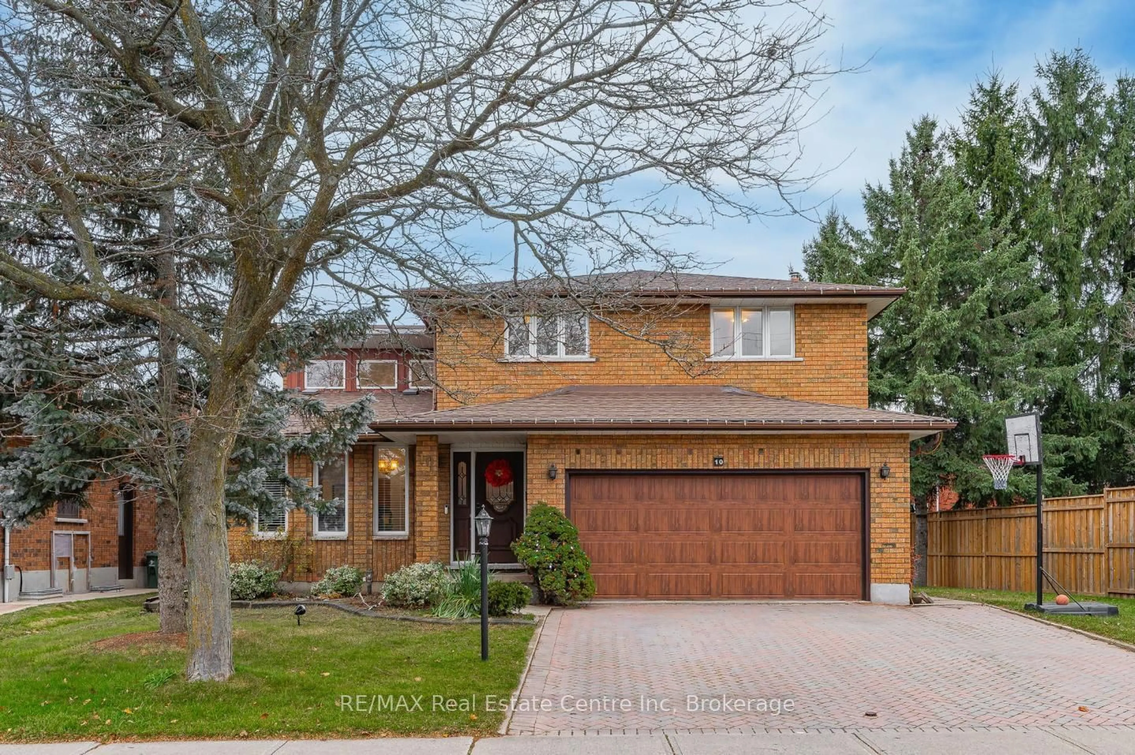 Home with brick exterior material, street for 10 Kortright Rd, Guelph Ontario N1G 4C9