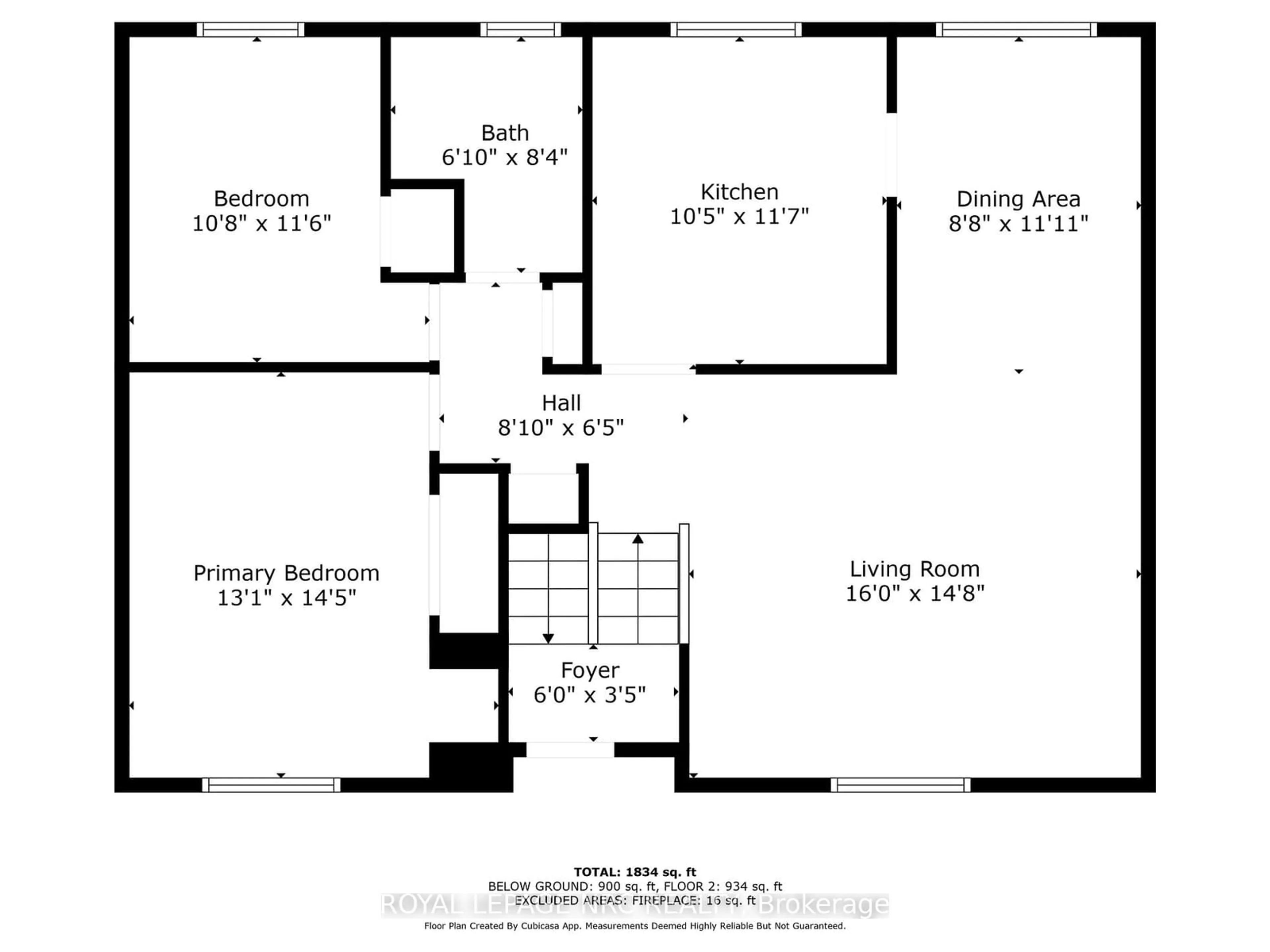 Floor plan for 6307 Kirkland Dr, Niagara Falls Ontario L2H 2A7