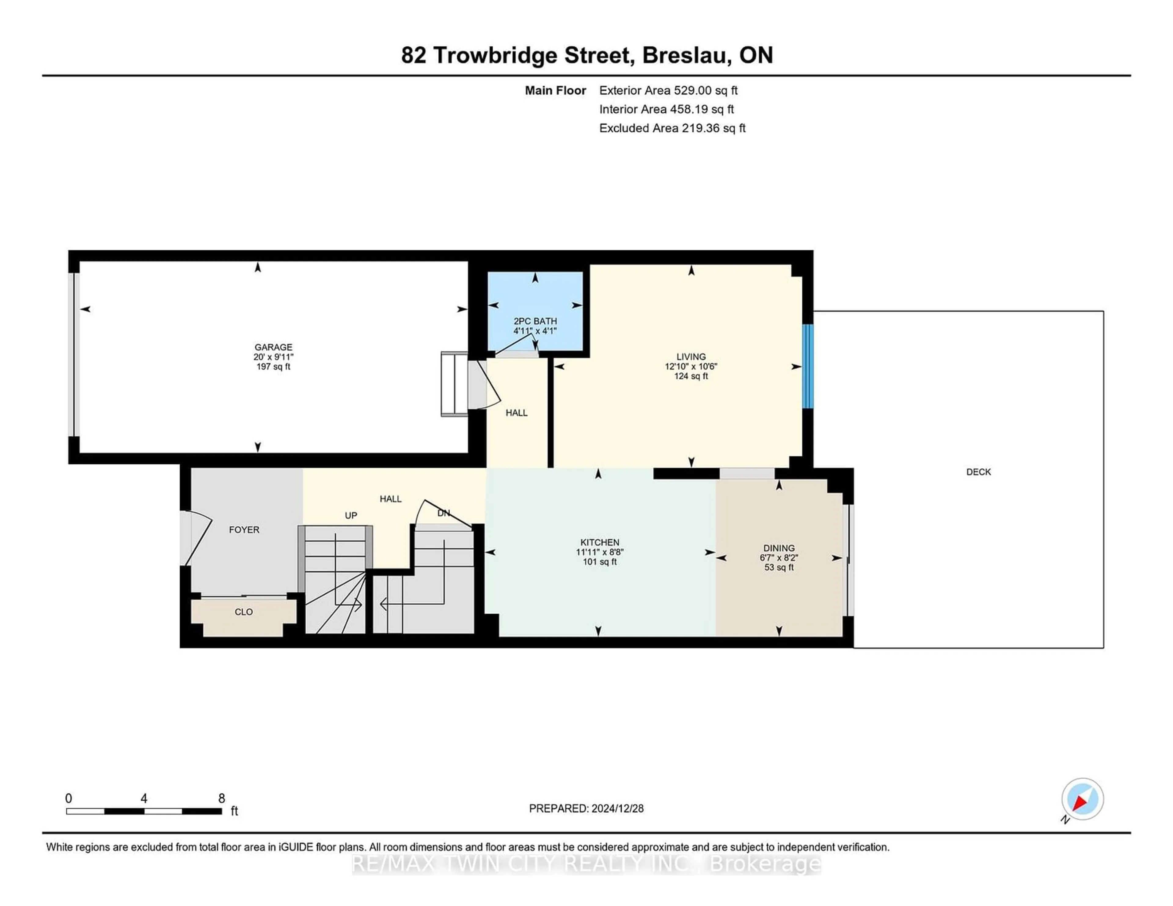 Floor plan for 82 Trowbridge St, Woolwich Ontario N0B 1M0