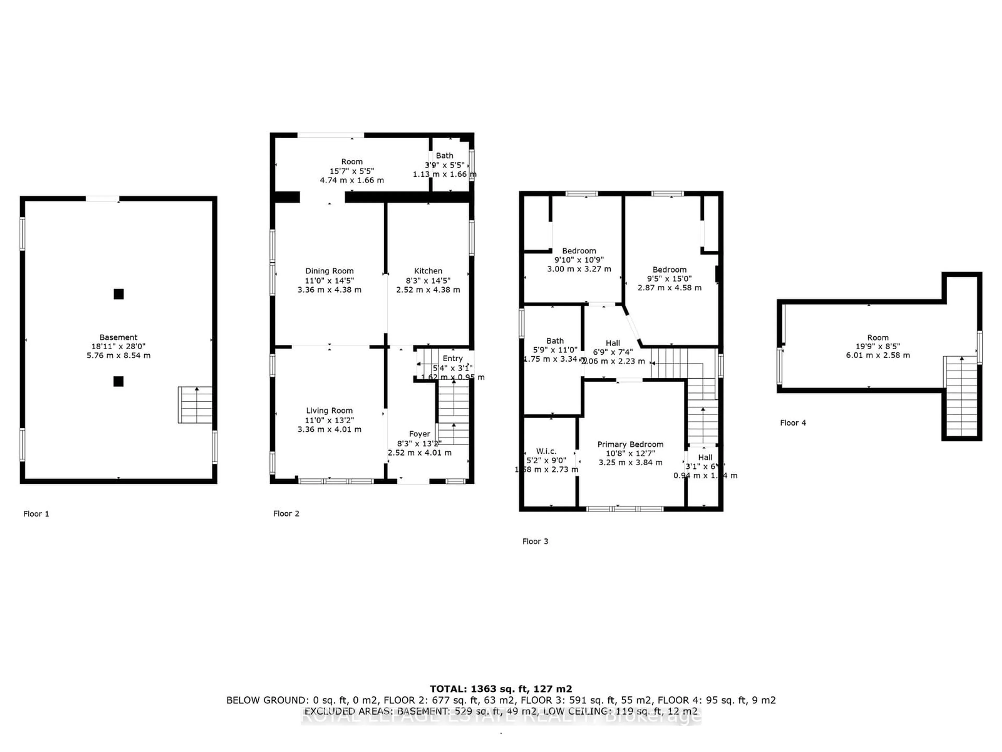 Floor plan for 81 Ottawa St, Hamilton Ontario L8H 3Y9