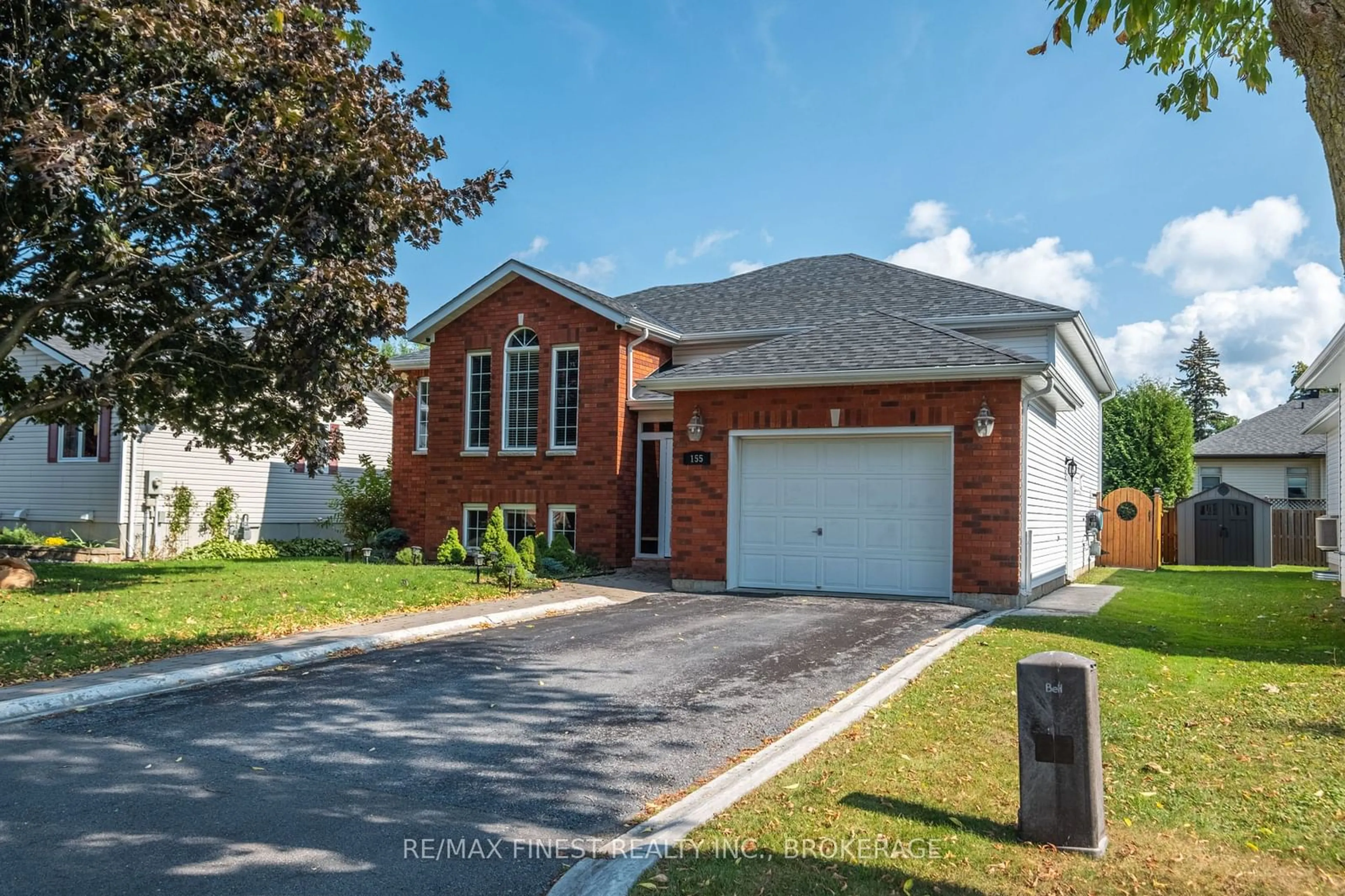 Home with brick exterior material, street for 155 ELMWOOD Dr, Gananoque Ontario K7G 1P2