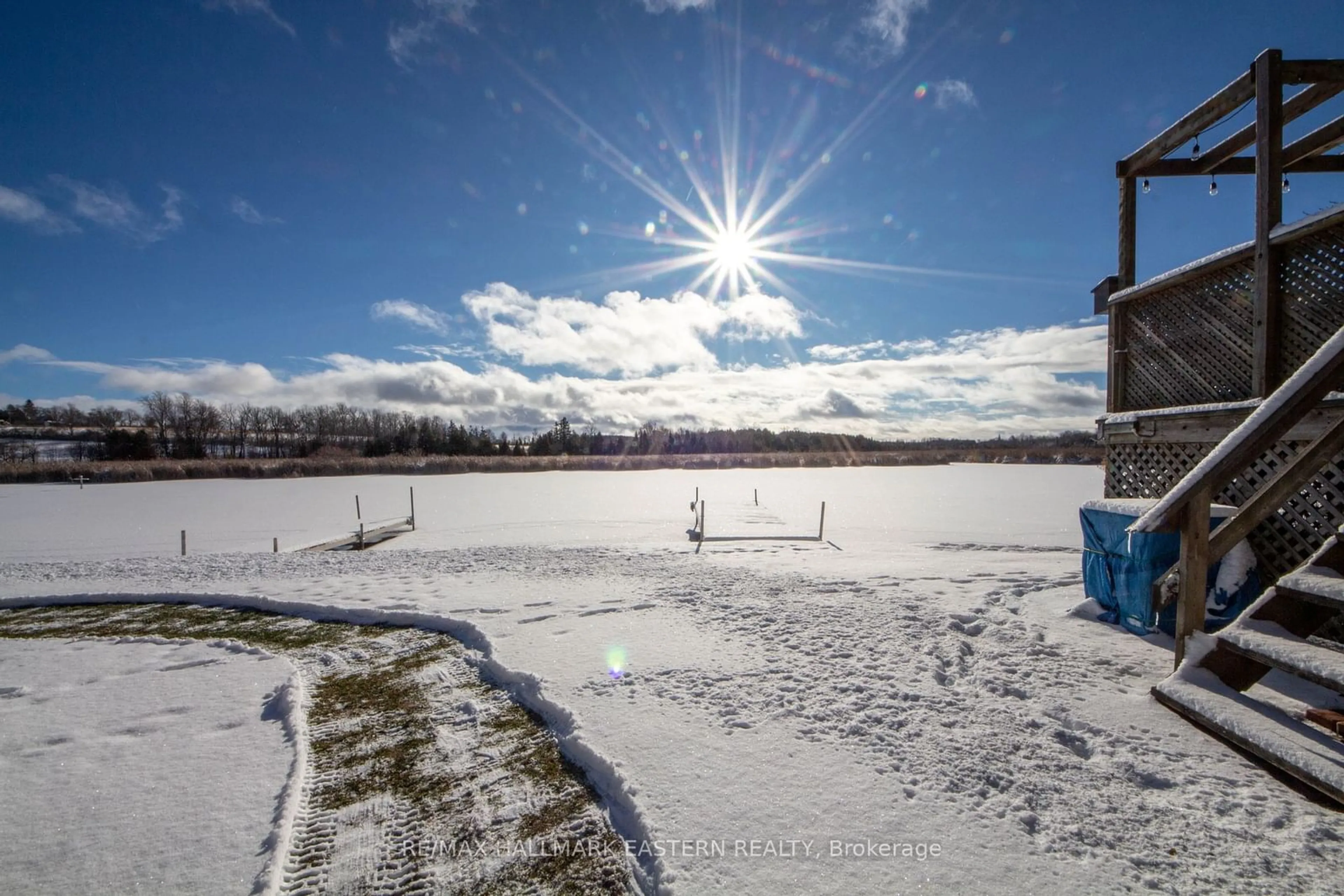 A pic from outside/outdoor area/front of a property/back of a property/a pic from drone, water/lake/river/ocean view for 1169 Roger Pl, Smith-Ennismore-Lakefield Ontario K0L 1T0