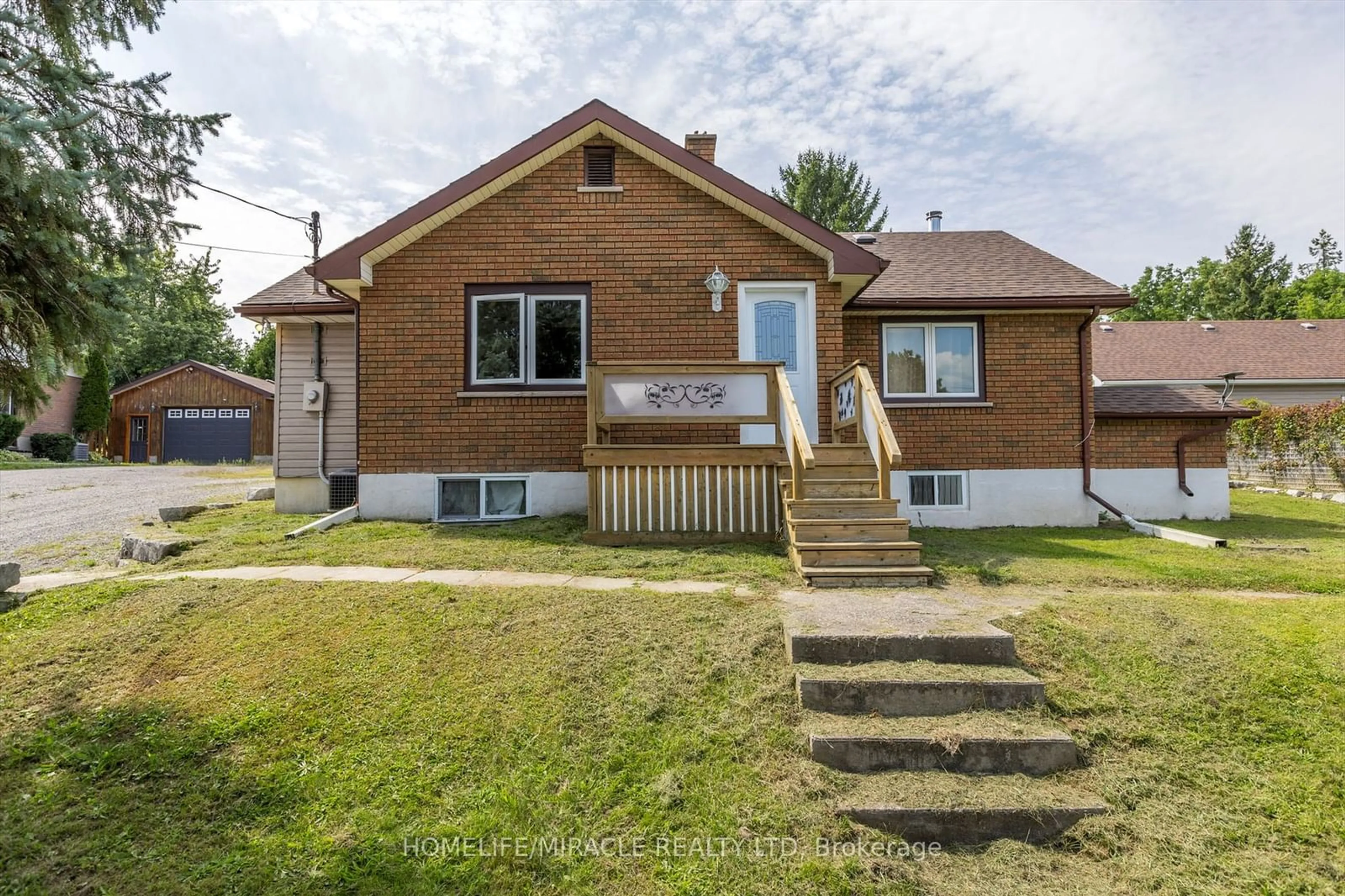 Home with brick exterior material, street for 2813 Lakefield Rd, Smith-Ennismore-Lakefield Ontario K9J 6X5