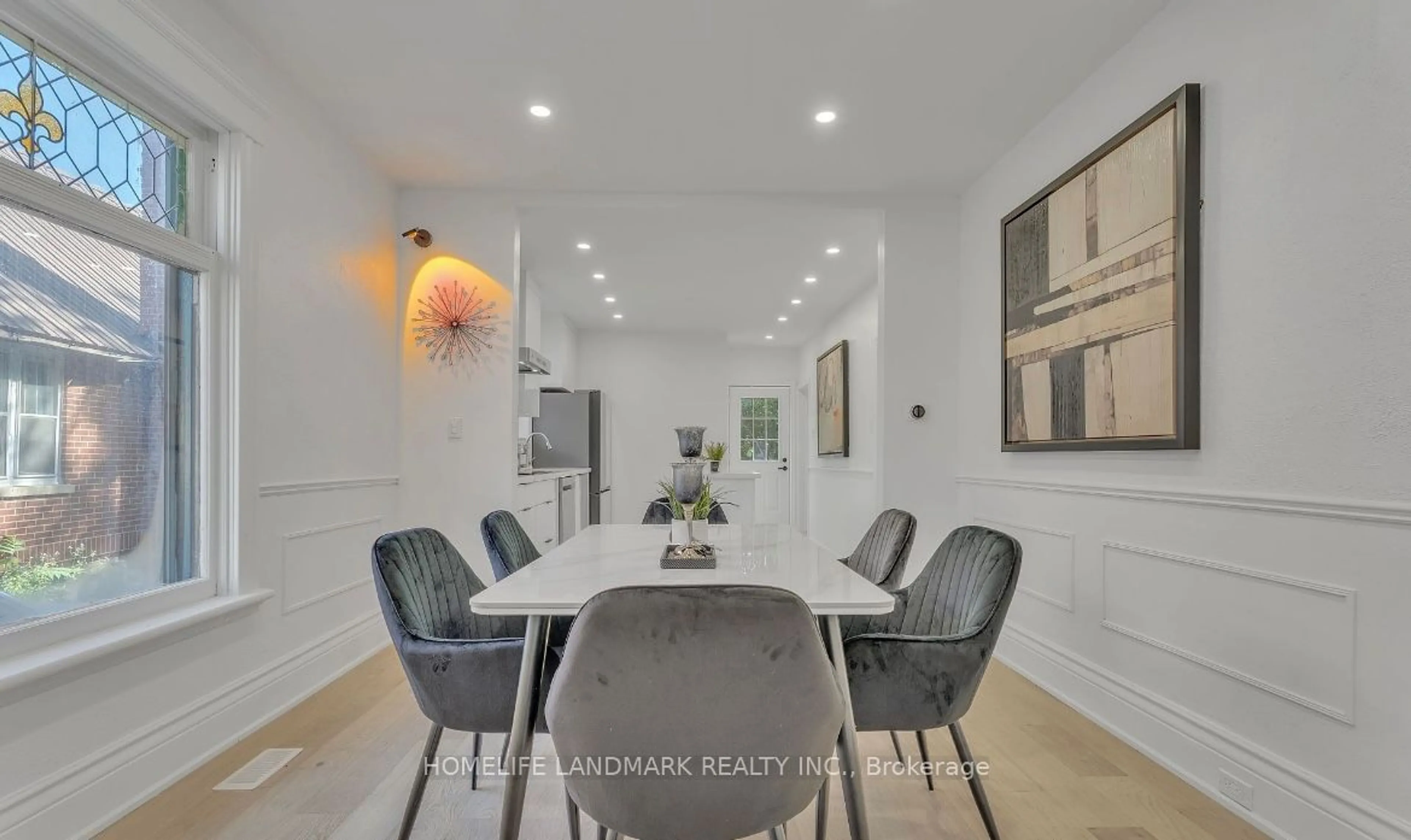 Dining room, ceramic/tile floor for 153 Wharncliffe Rd, London Ontario N6H 2B1