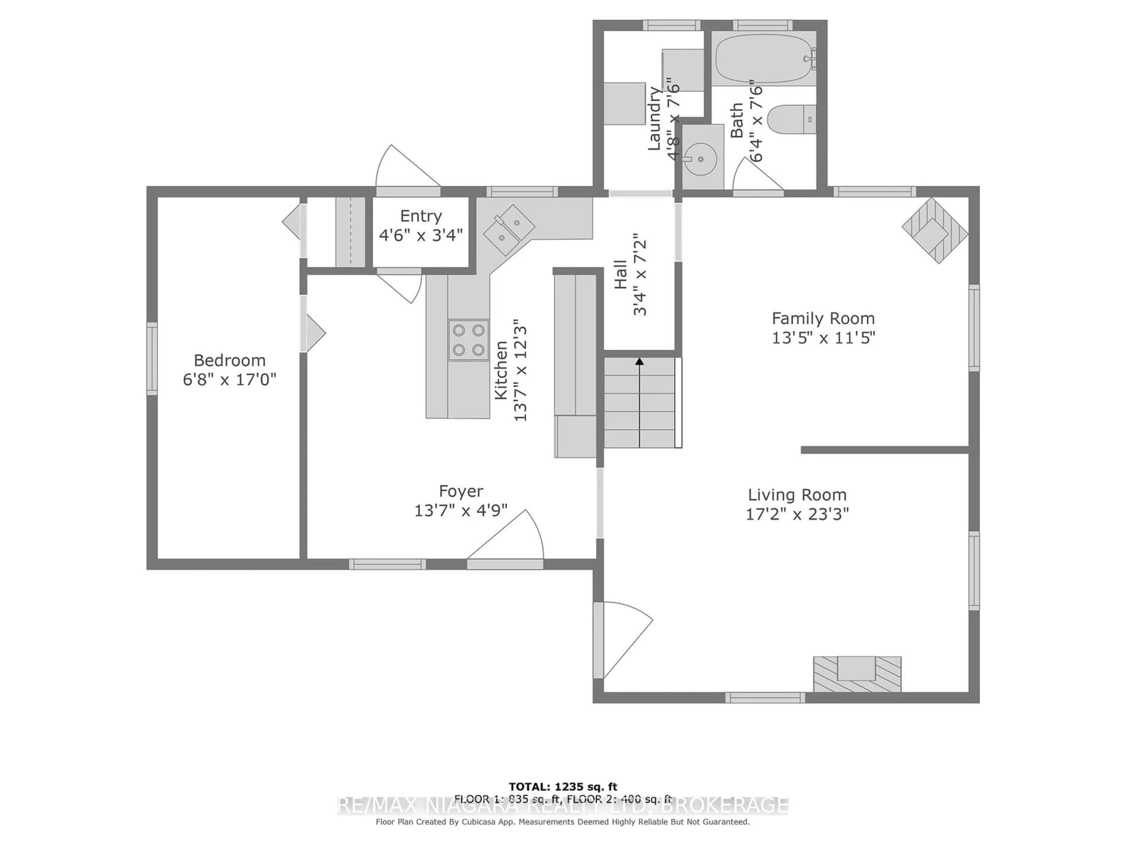 Floor plan for 41701 Mill Race Rd, Wainfleet Ontario L0S 1V0