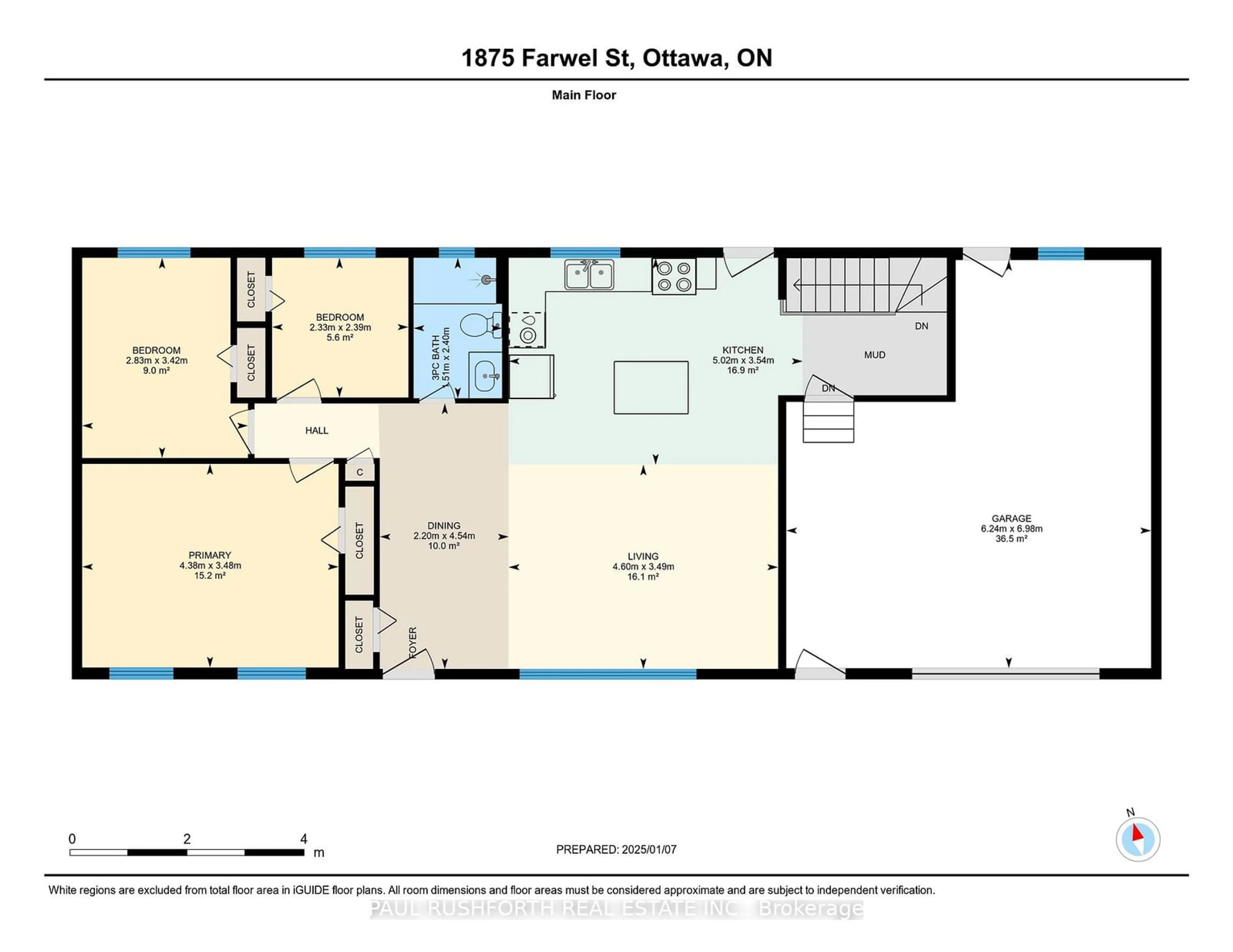 Floor plan for 1875 Farwel St, Orleans - Cumberland and Area Ontario K0A 3H0