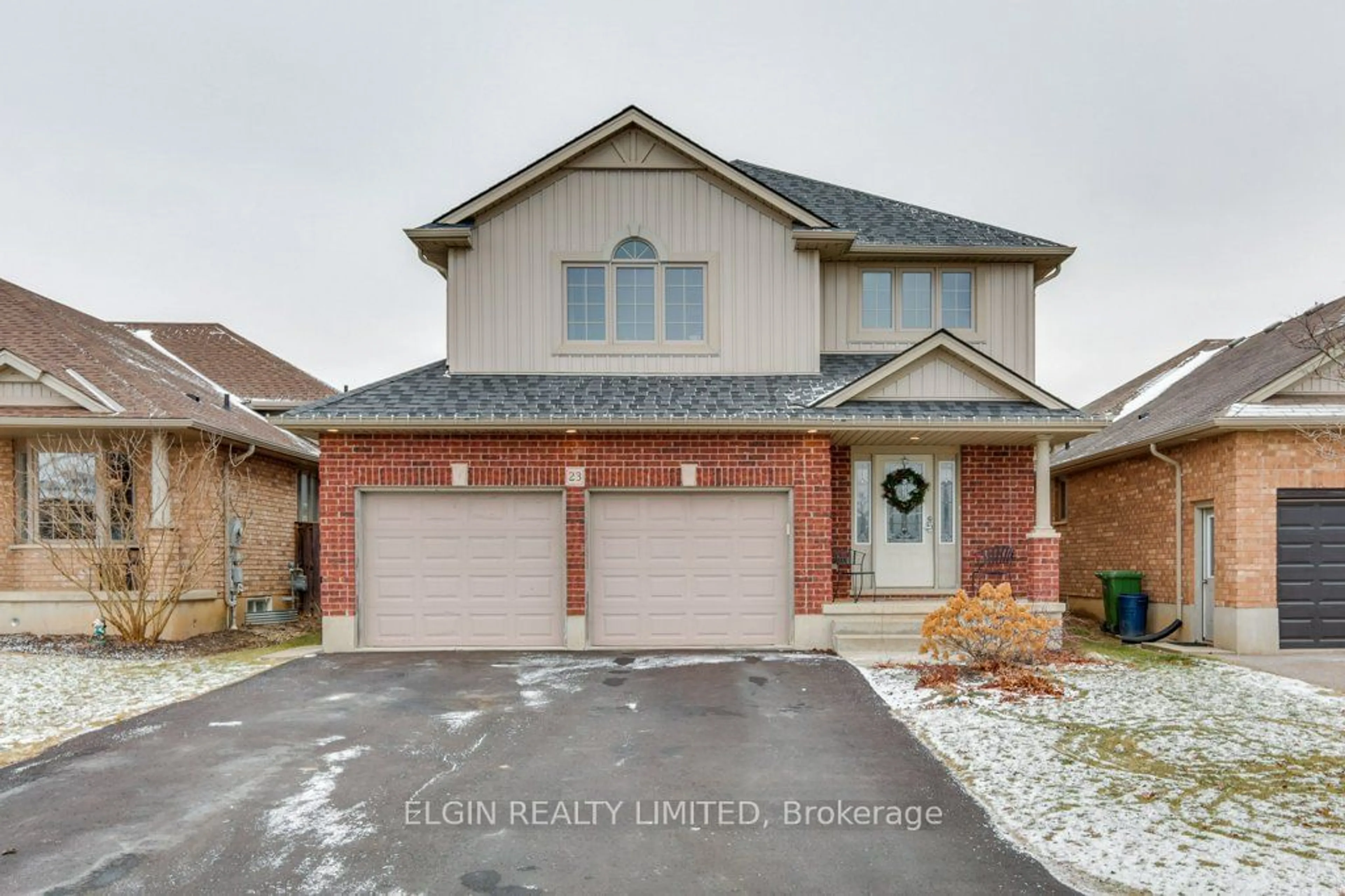 Home with brick exterior material, street for 23 Hagerman Cres, St. Thomas Ontario N5R 6M2