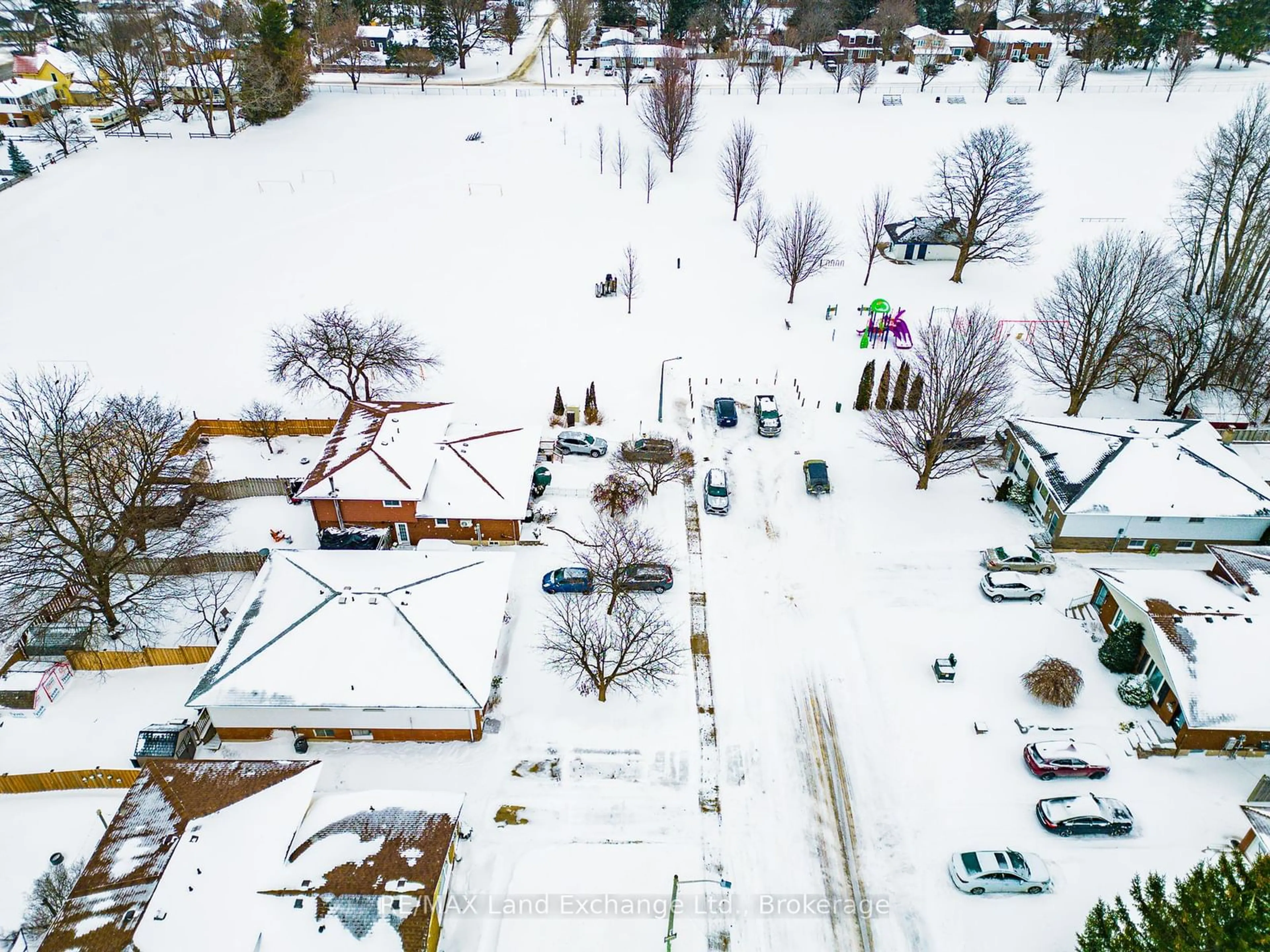 A pic from outside/outdoor area/front of a property/back of a property/a pic from drone, street for 364 Bricker St, Saugeen Shores Ontario N0H 2C1