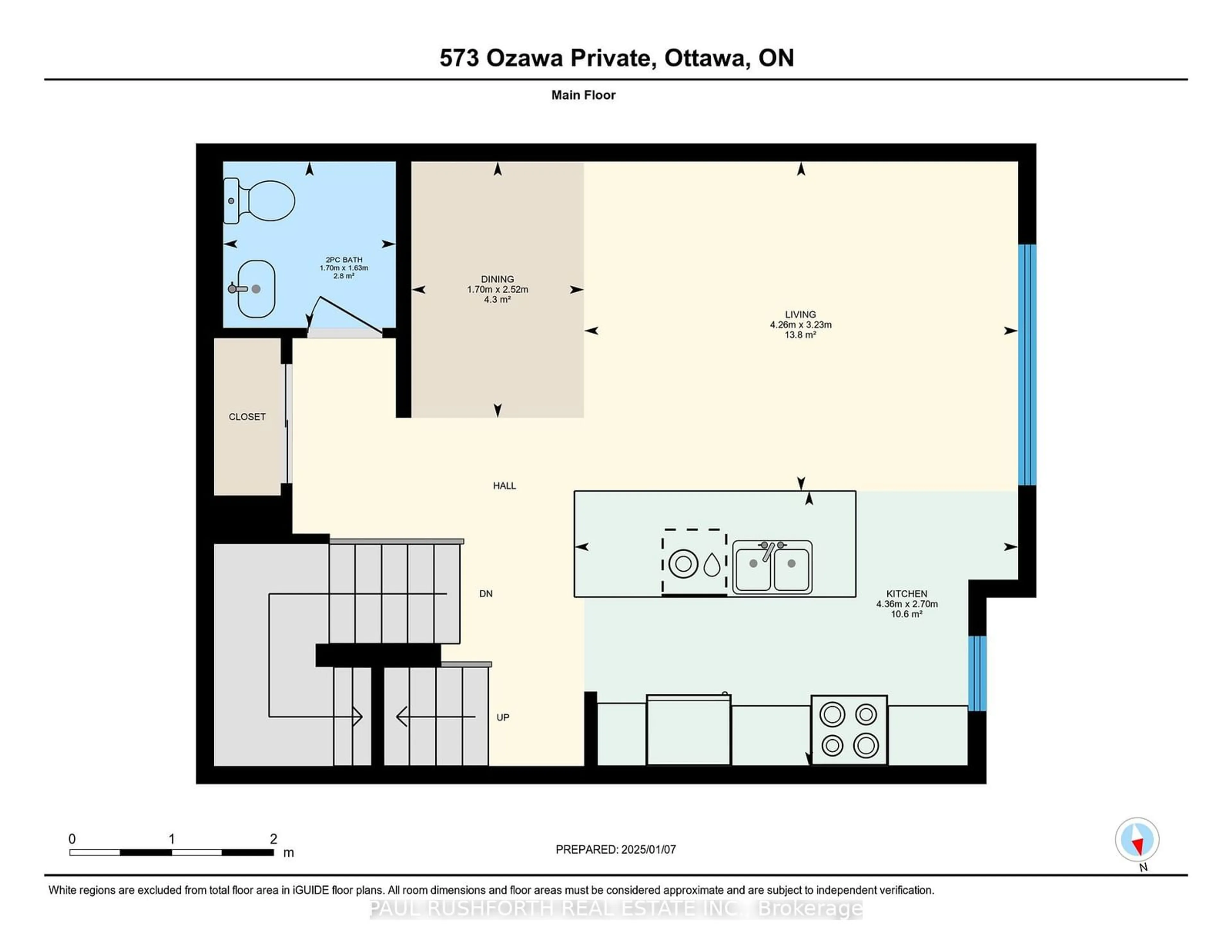 Floor plan for 573 Ozawa, Manor Park - Cardinal Glen and Area Ontario K1K 4Z9