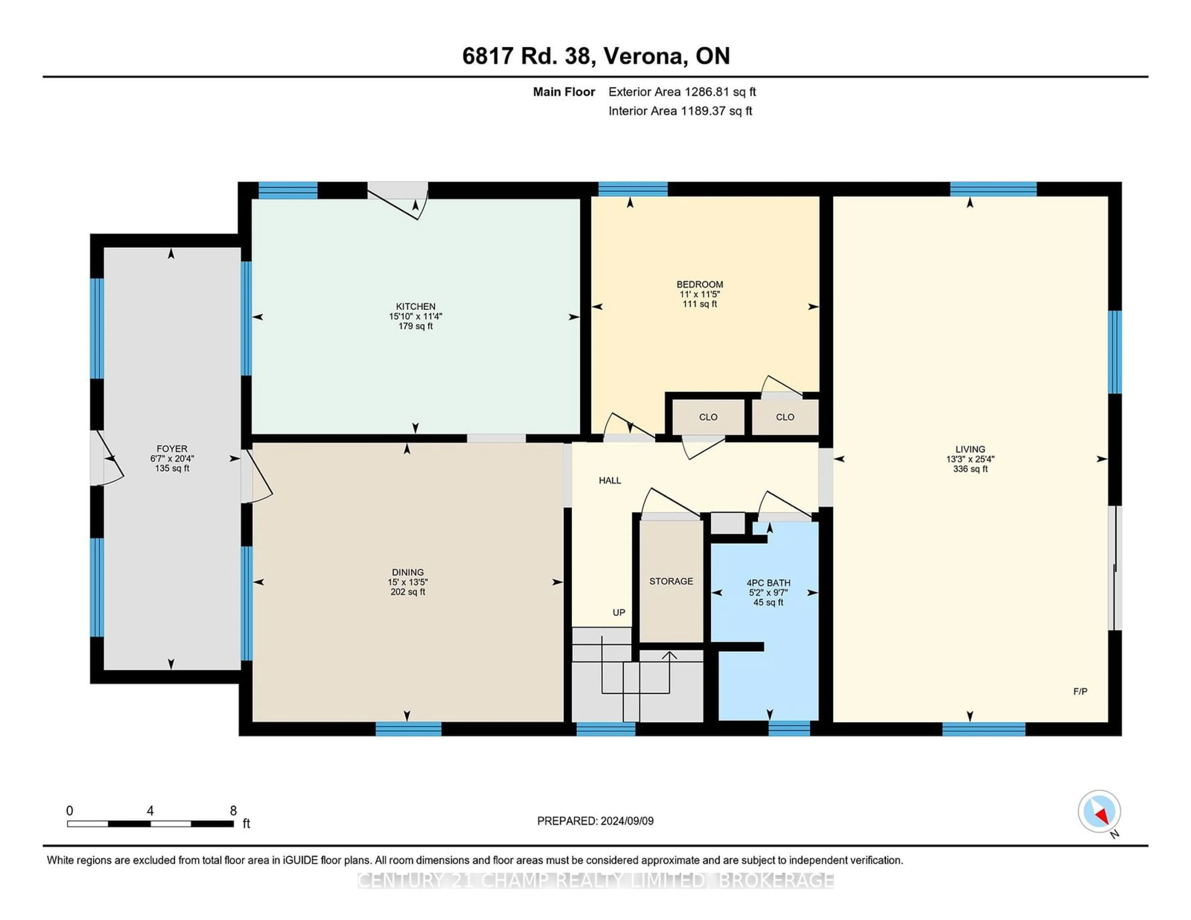 Floor plan for 6817 38, South Frontenac Ontario K0H 2W0