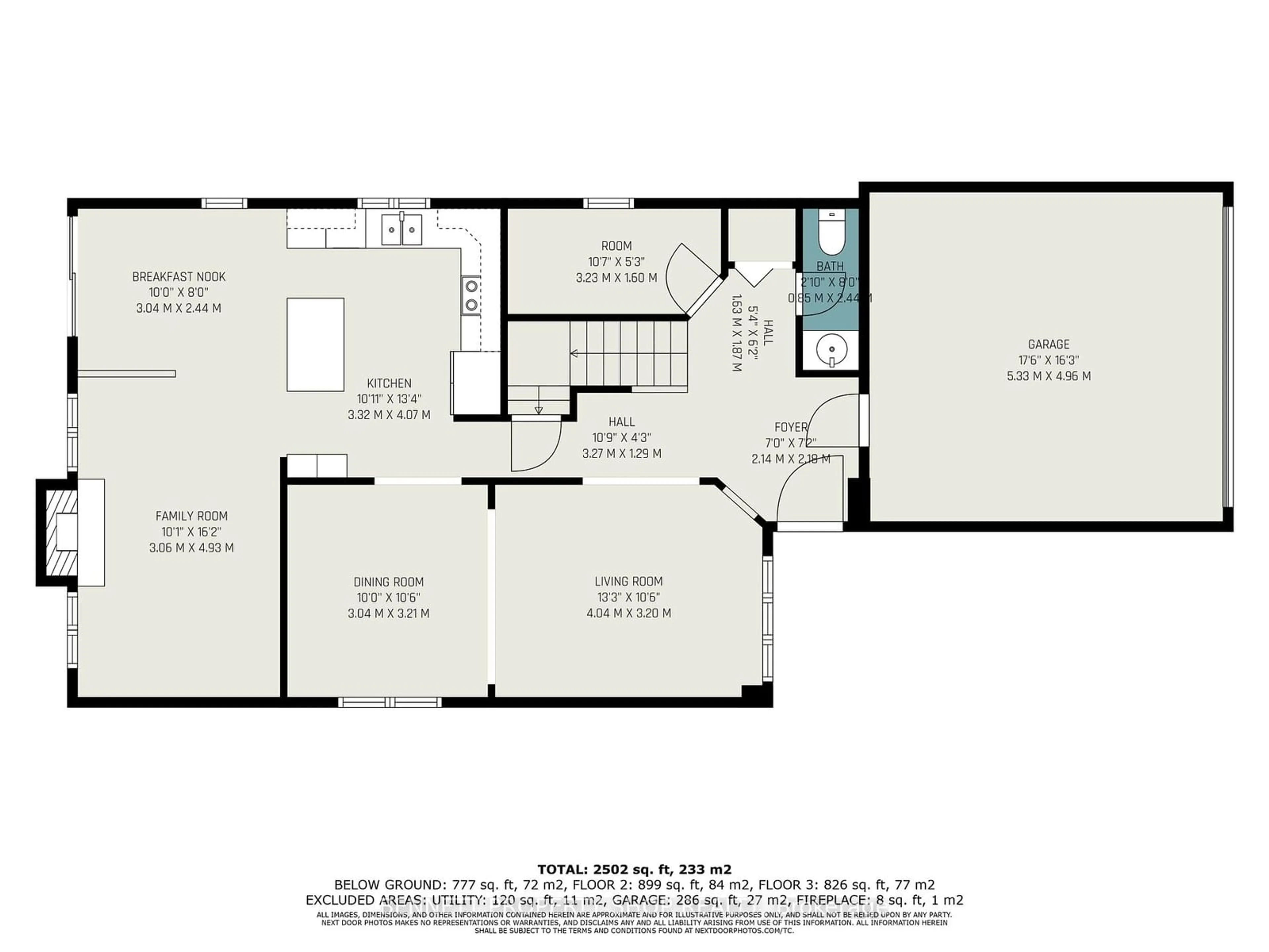 Floor plan for 14 Craighall Circ, Hunt Club - South Keys and Area Ontario K1T 4B4