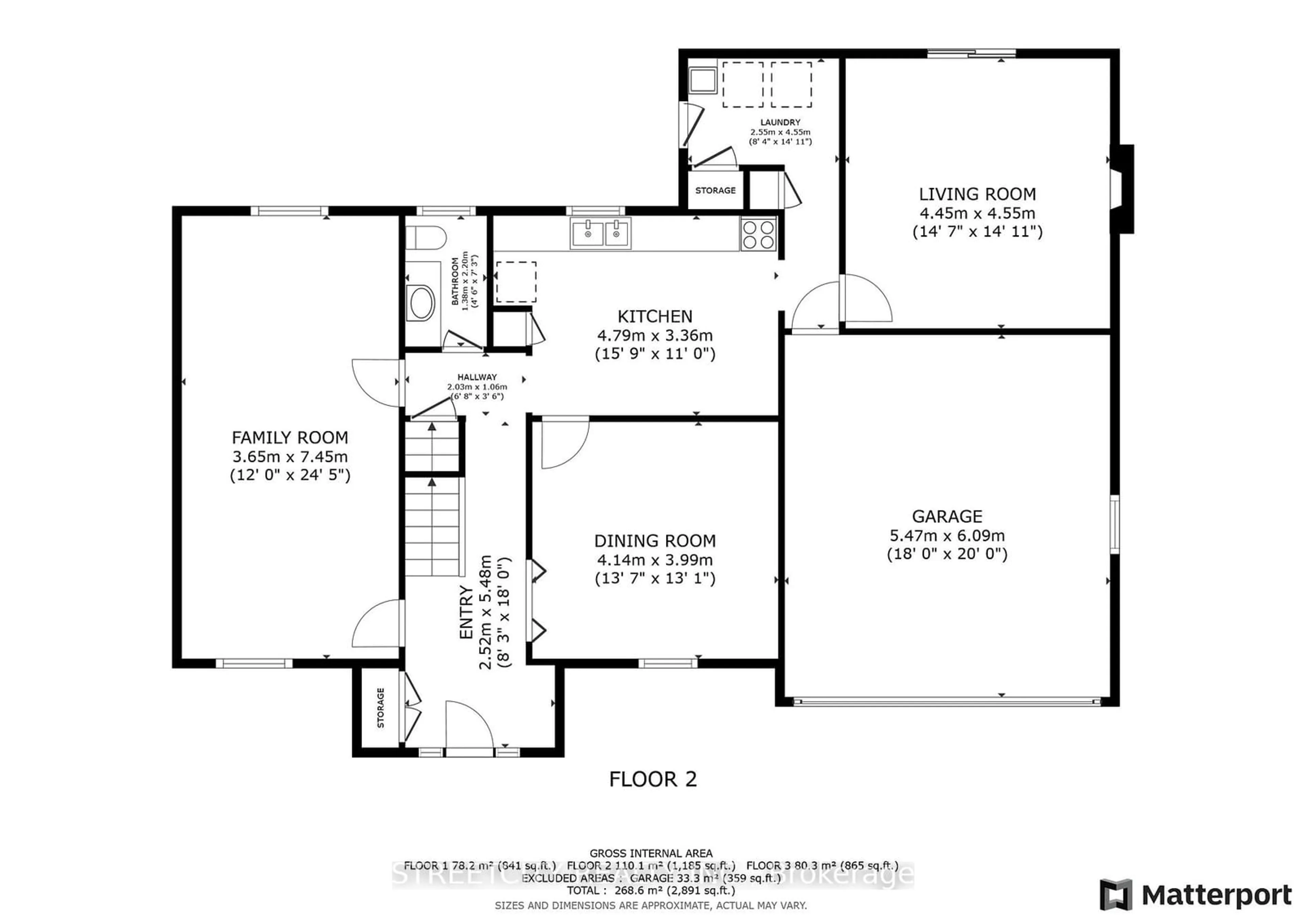 Floor plan for 454 Village Green Ave, London Ontario N6J 1Y9