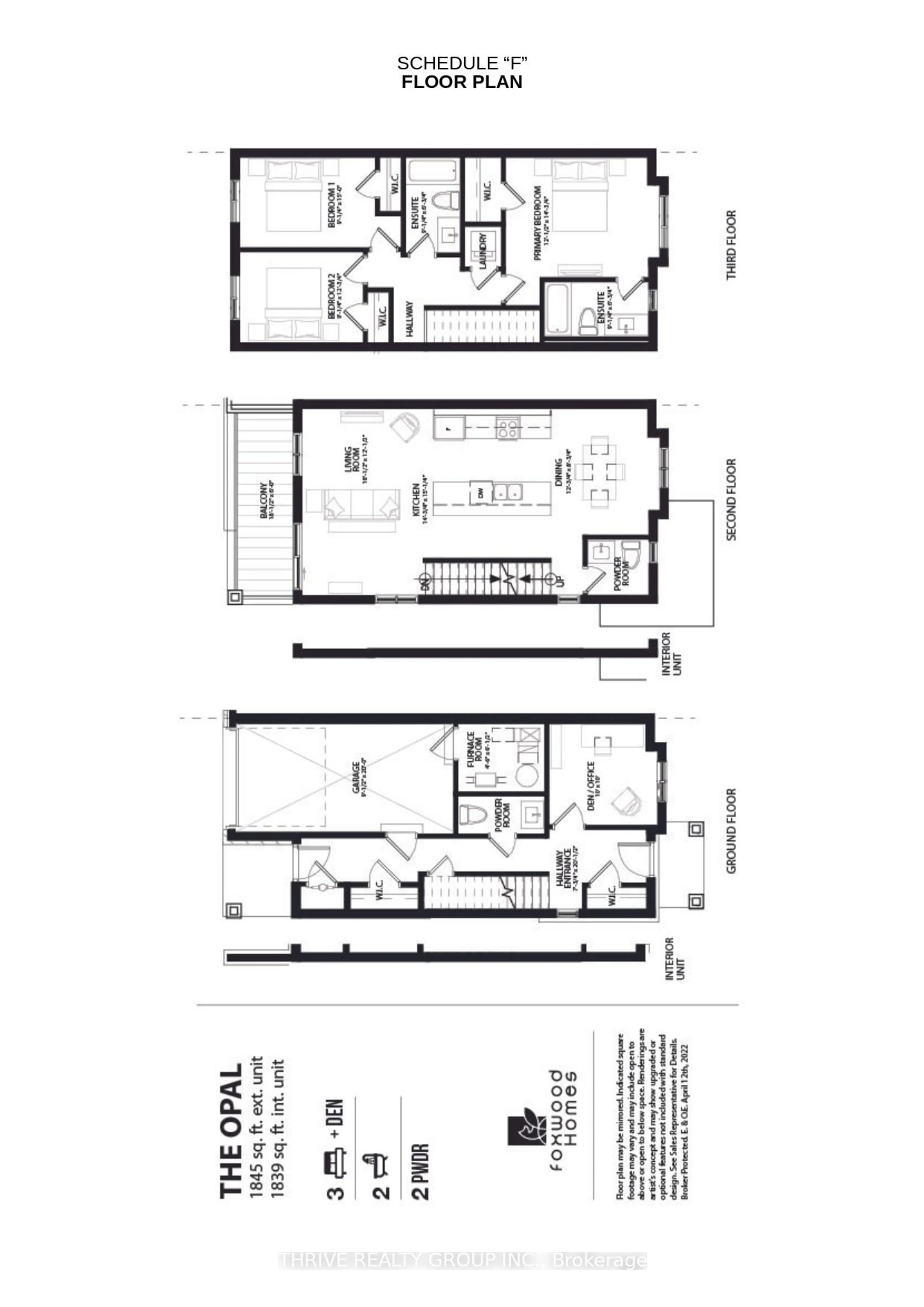 Floor plan for 1595 Capri Cres #82, London Ontario N6G 3P2