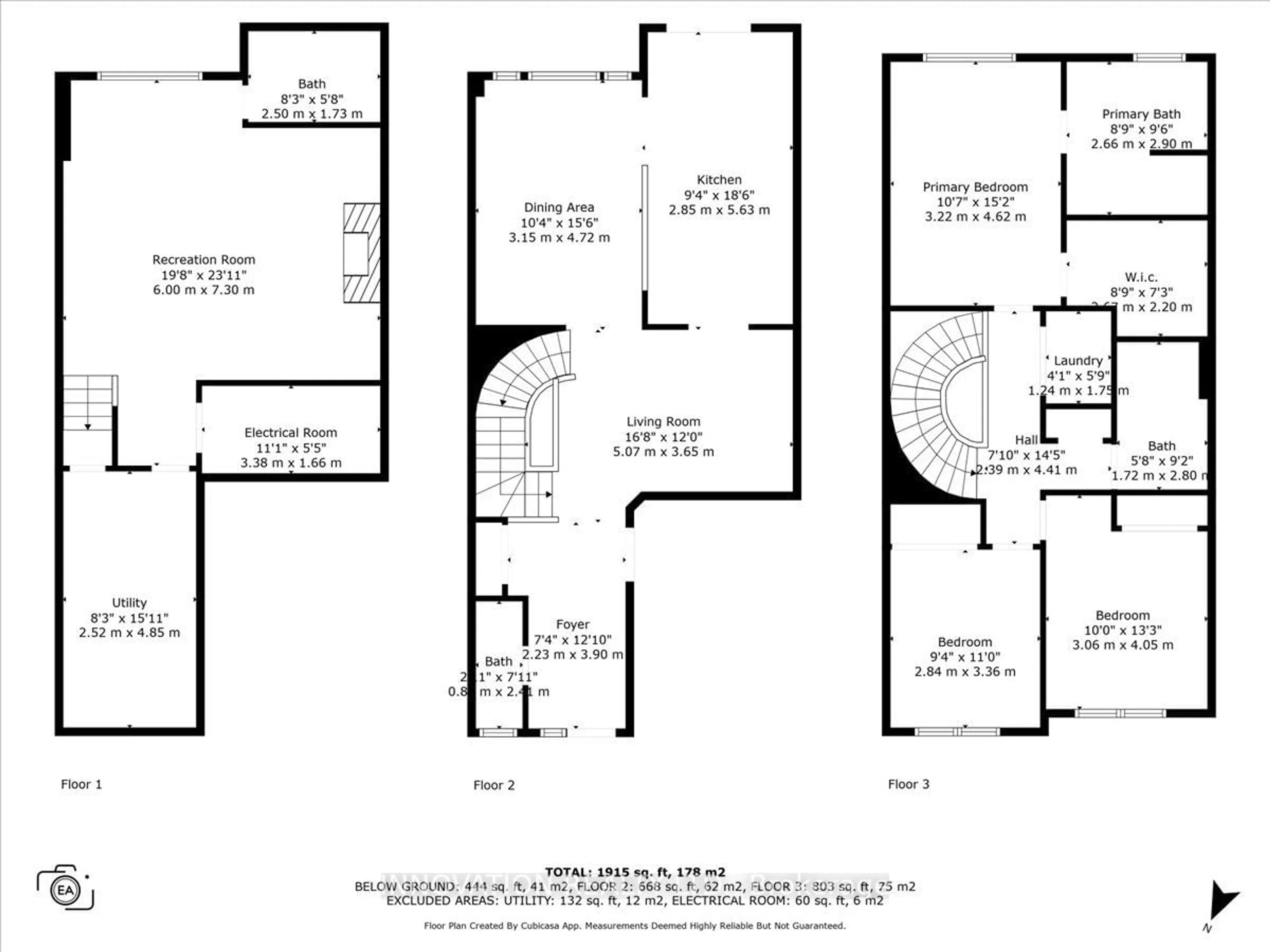 Floor plan for 737 Percifor Way, Orleans - Convent Glen and Area Ontario K1W 0B7