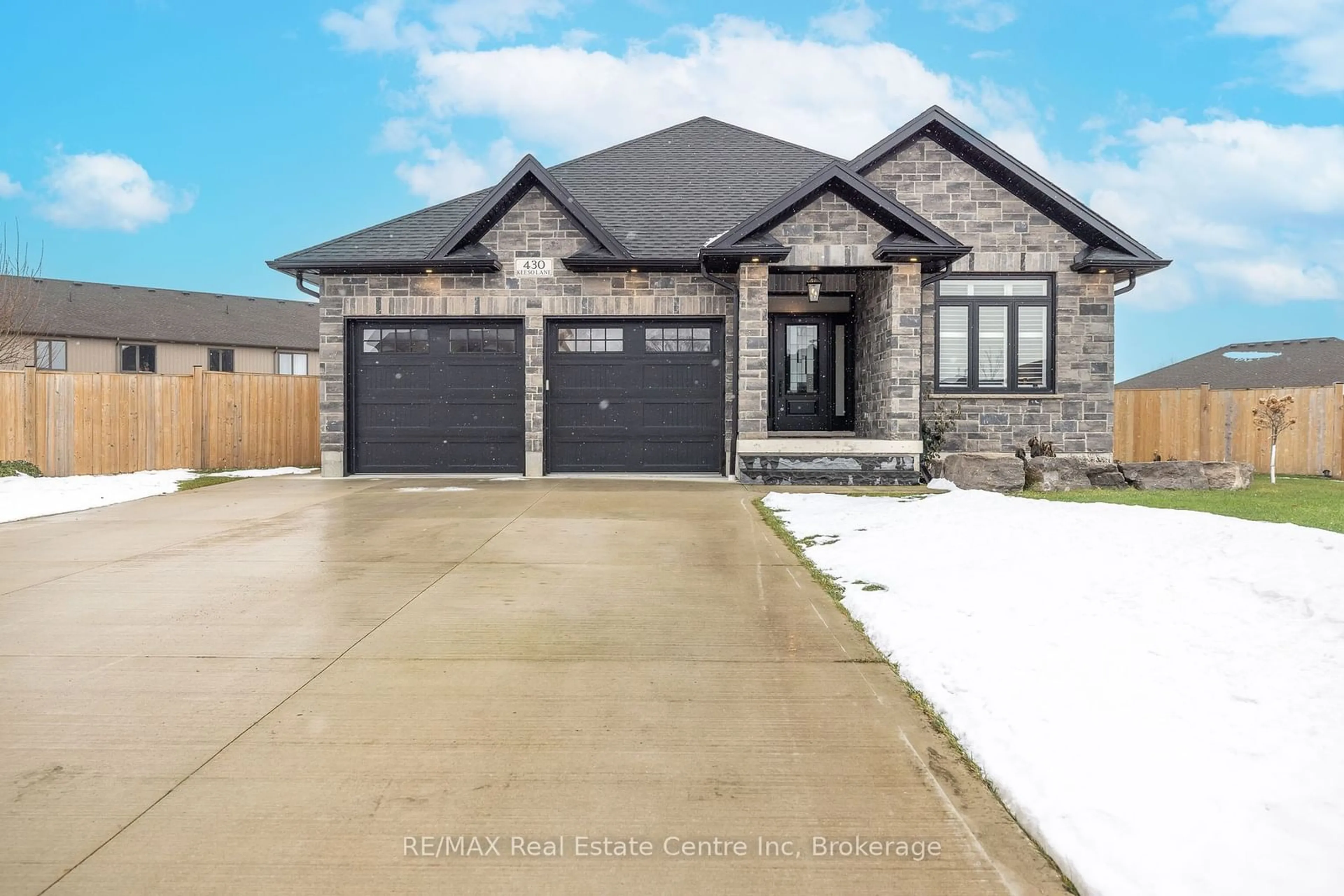 Home with brick exterior material, street for 430 Keeso Lane, North Perth Ontario N4W 0C3