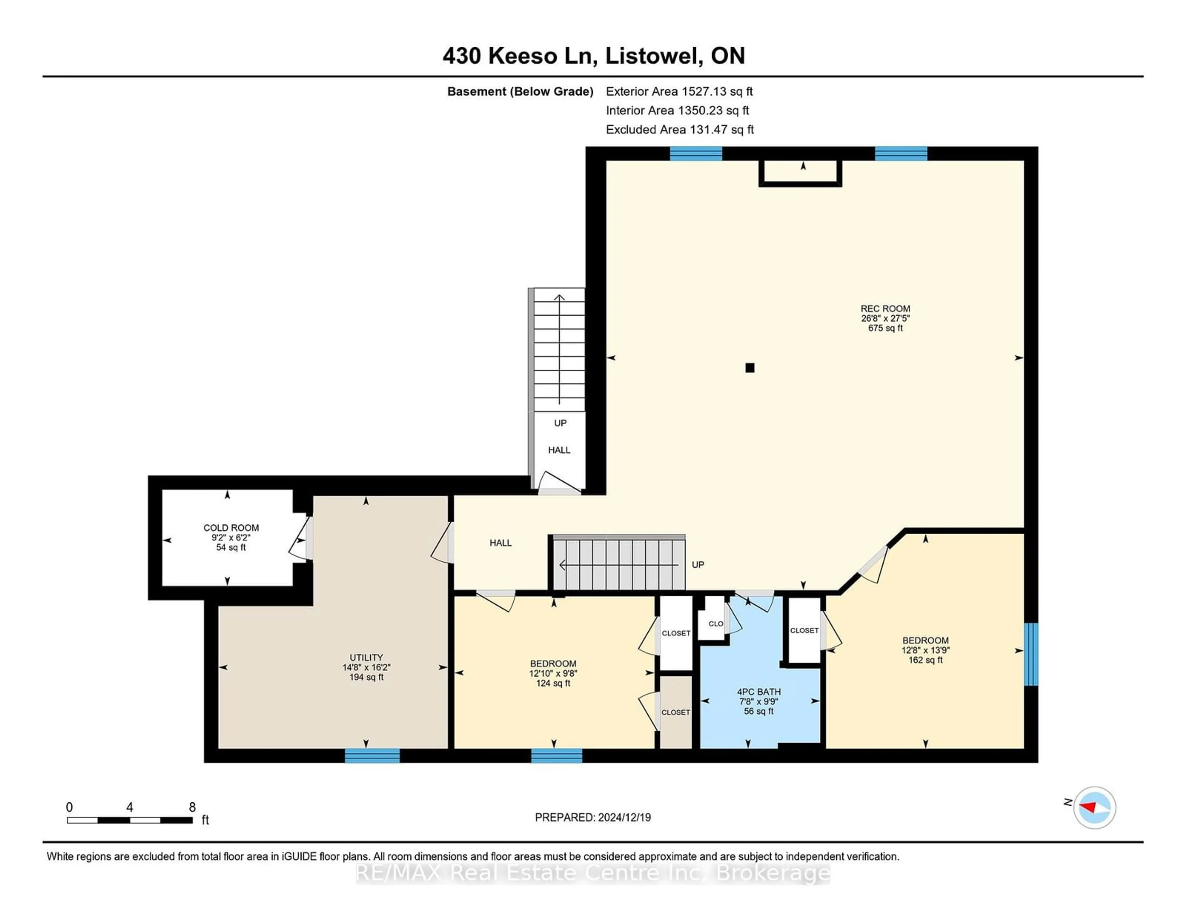 Floor plan for 430 Keeso Lane, North Perth Ontario N4W 0C3