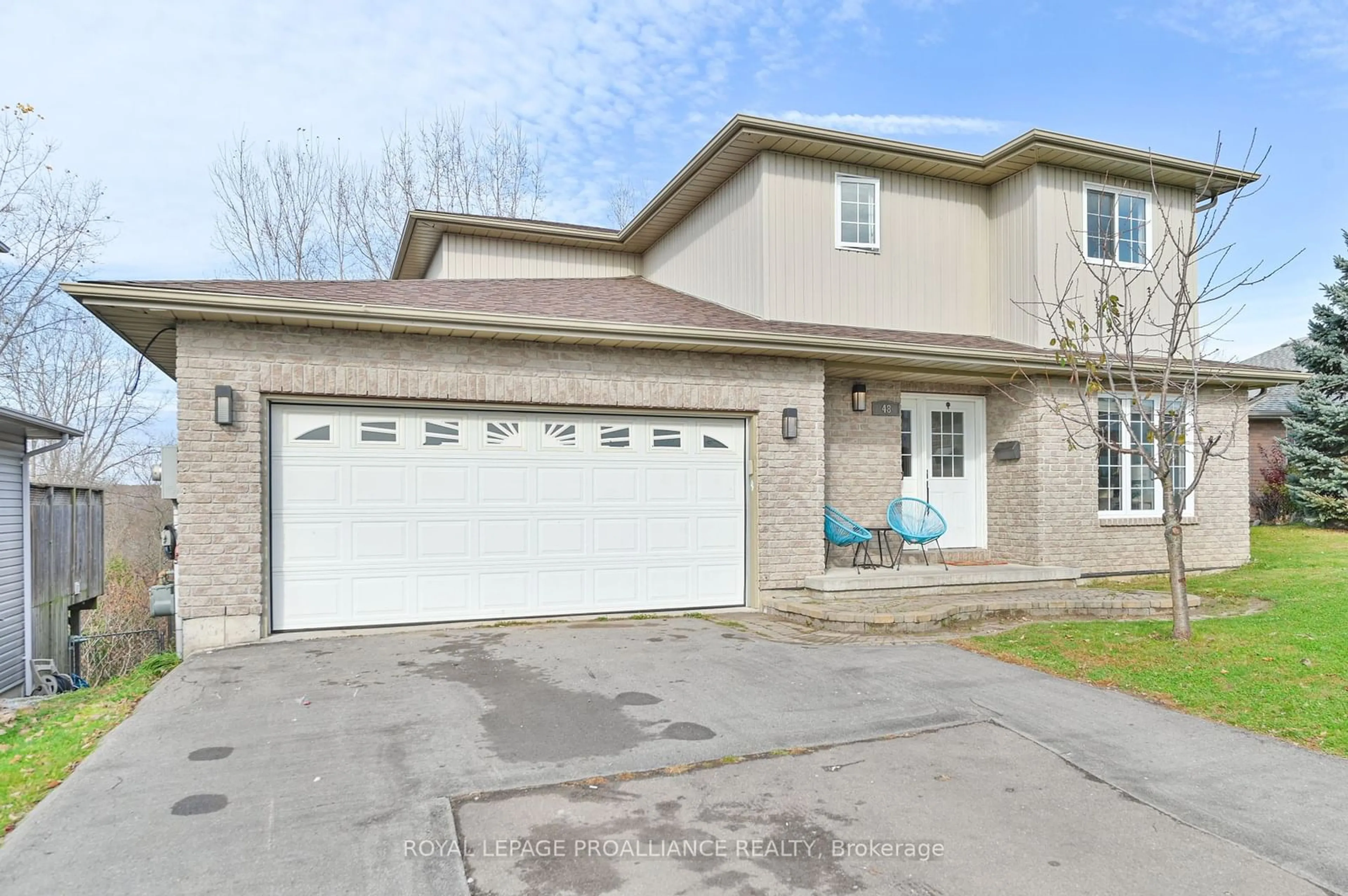 Home with brick exterior material, street for 48 Fleming Rd, Quinte West Ontario K8V 6P7