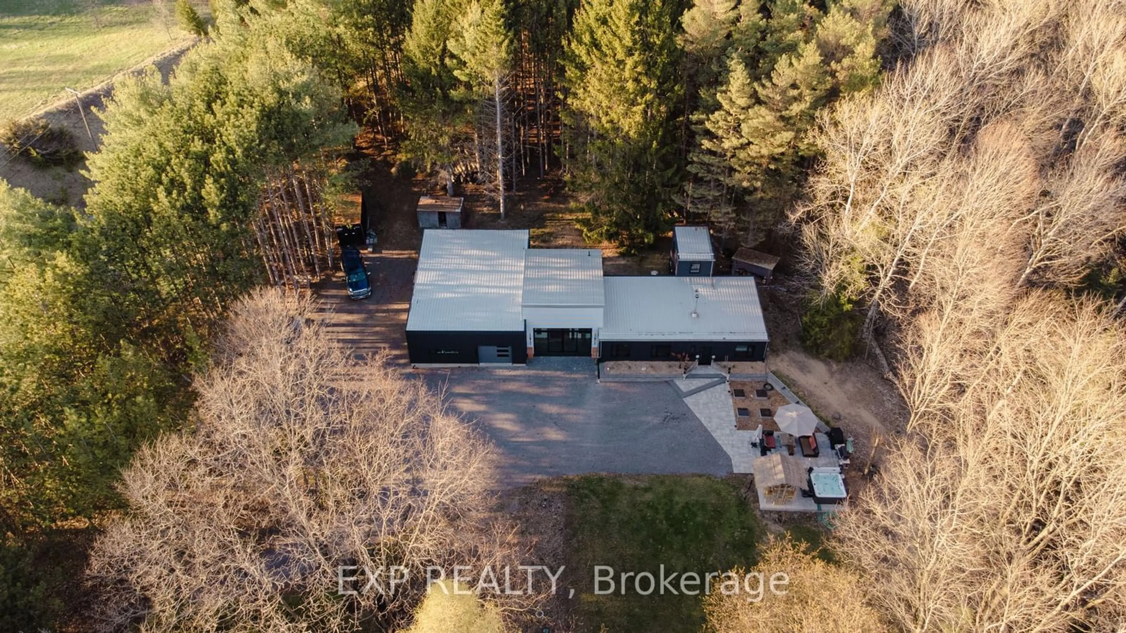 A pic from outside/outdoor area/front of a property/back of a property/a pic from drone, building for 13783 Little Lake Rd, Cramahe Ontario K0K 1S0