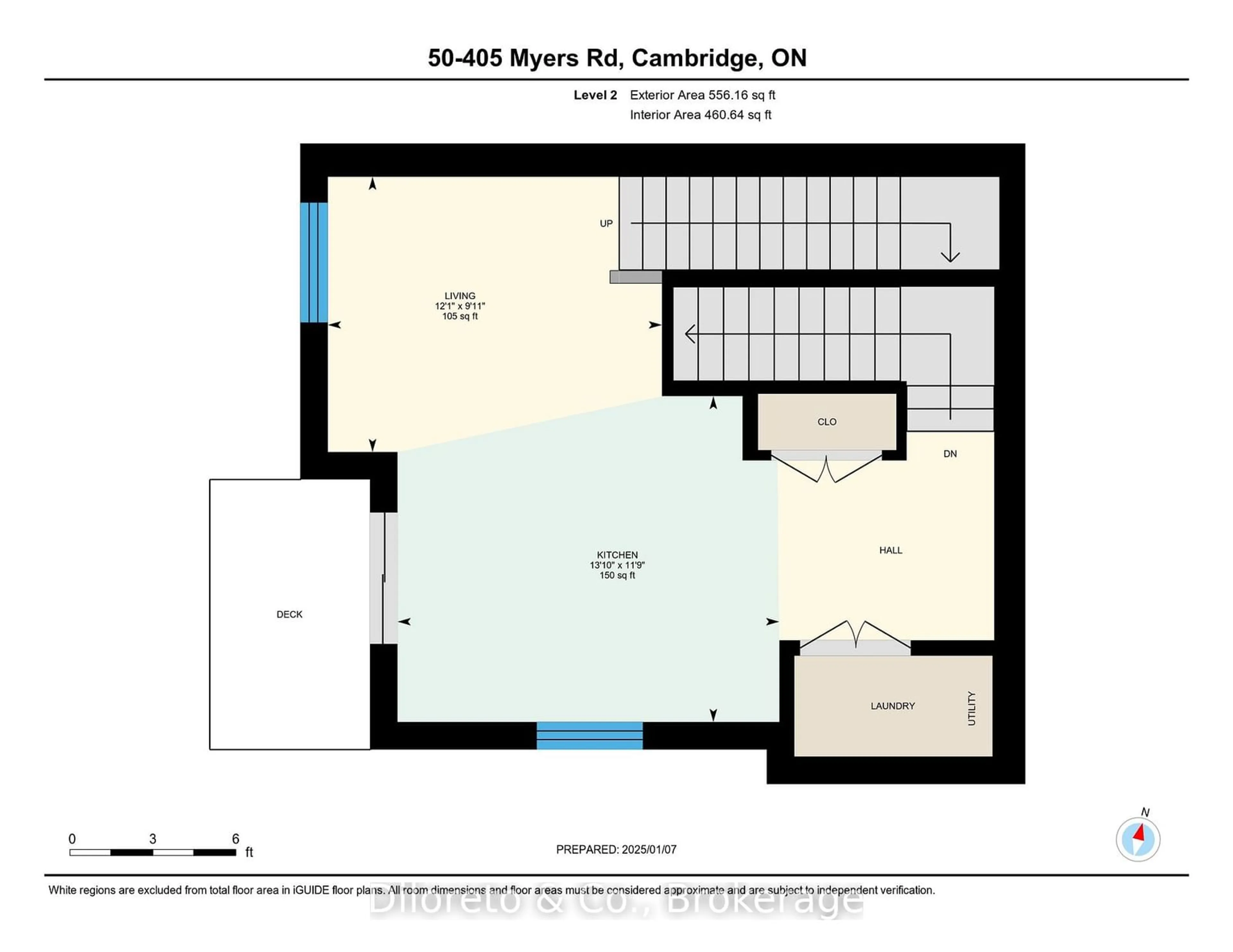 Floor plan for 405 Myers Rd #50, Cambridge Ontario N1R 6X7