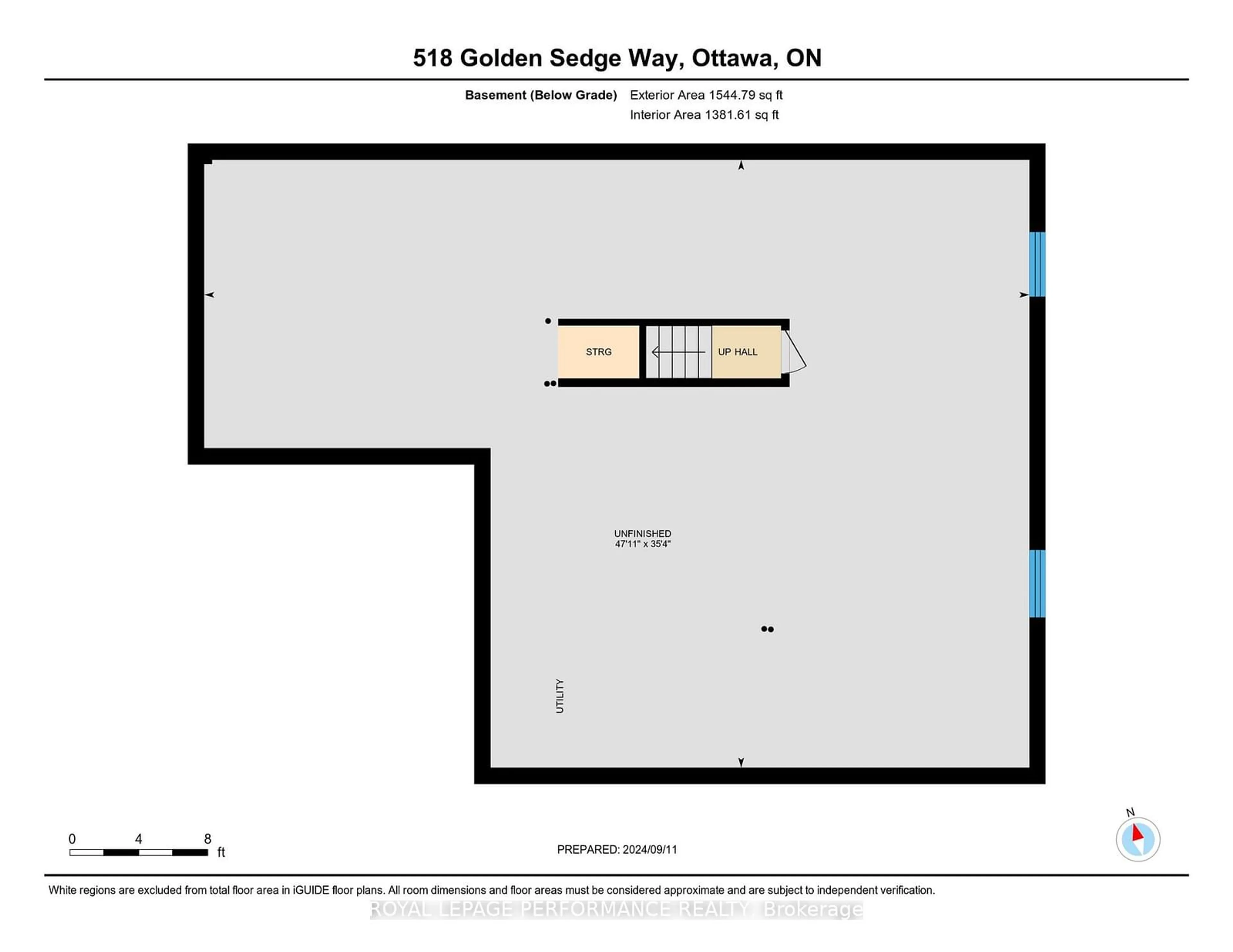 Floor plan for 518 Golden Sedge Way, Blossom Park - Airport and Area Ontario K1T 0G3