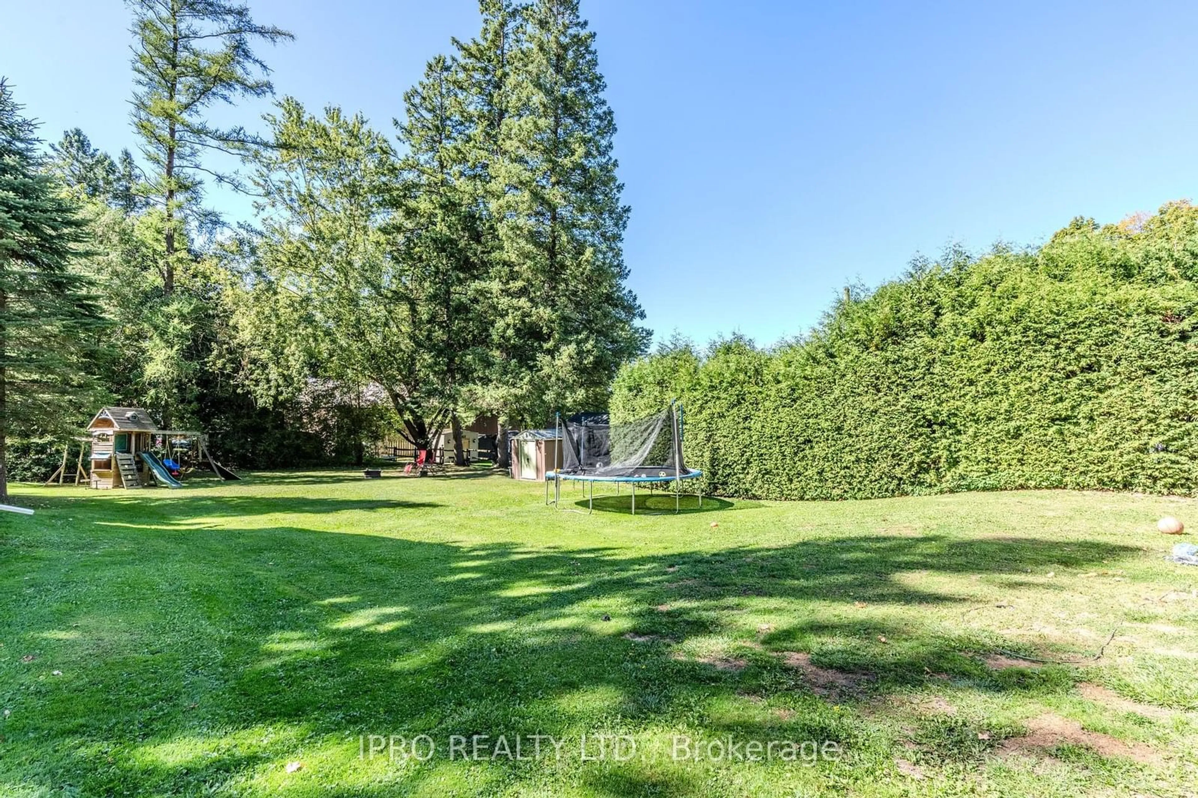 A pic from outside/outdoor area/front of a property/back of a property/a pic from drone, forest/trees view for 345 Fergus St, Wellington North Ontario N0G 2L2