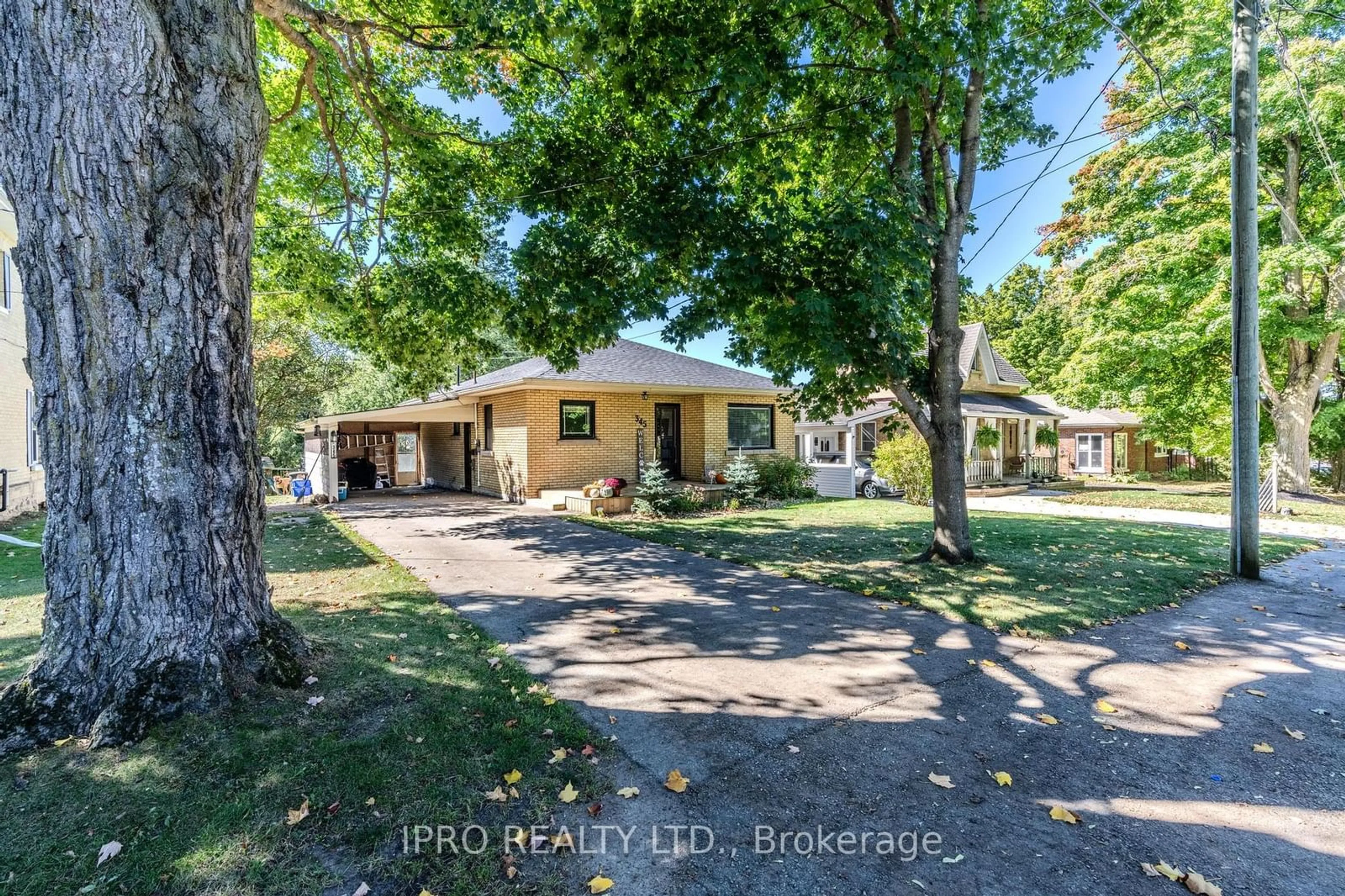 A pic from outside/outdoor area/front of a property/back of a property/a pic from drone, street for 345 Fergus St, Wellington North Ontario N0G 2L2