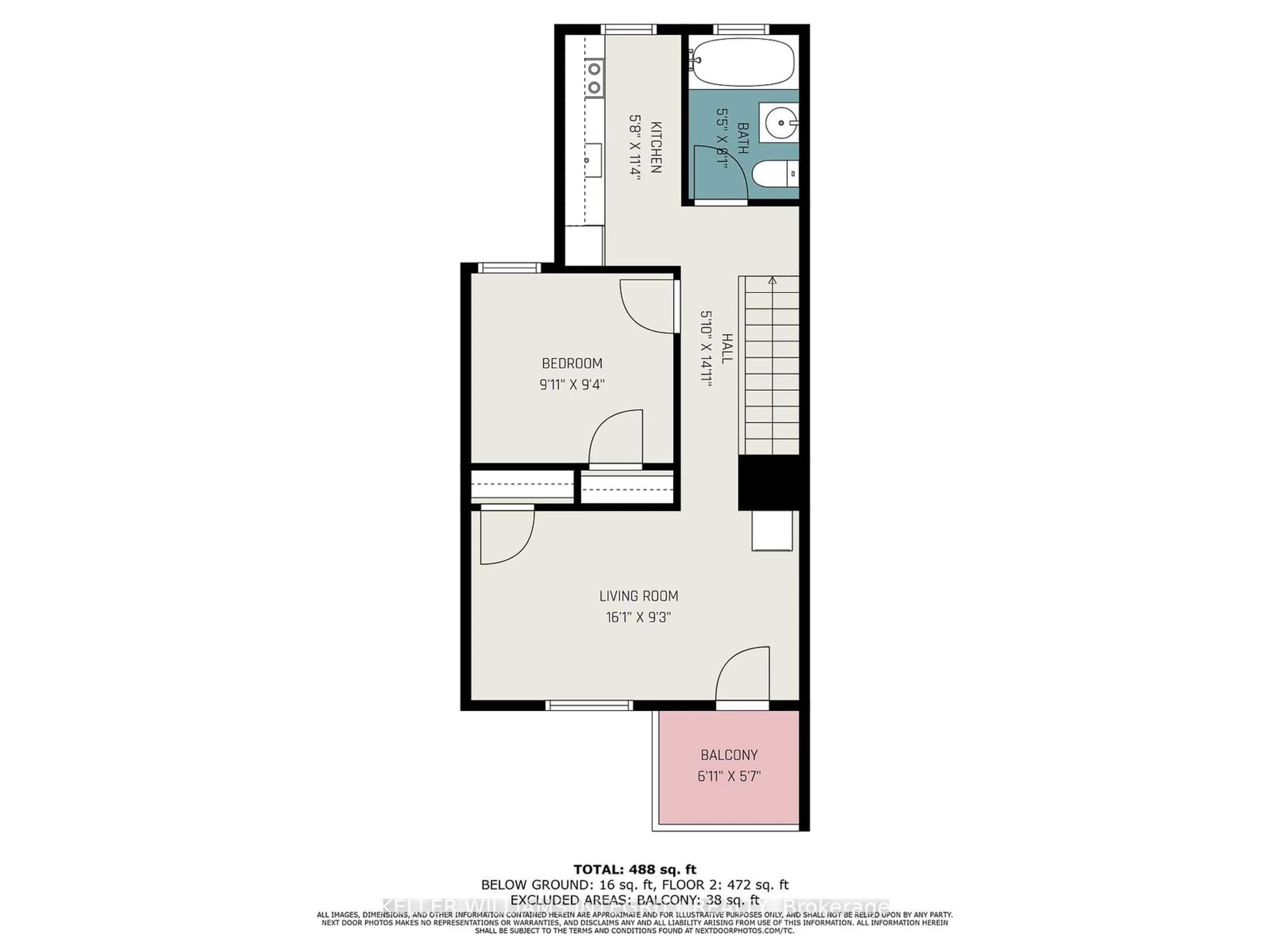 Floor plan for 145 Eccles St #1&2, West Centre Town Ontario K1R 6S7