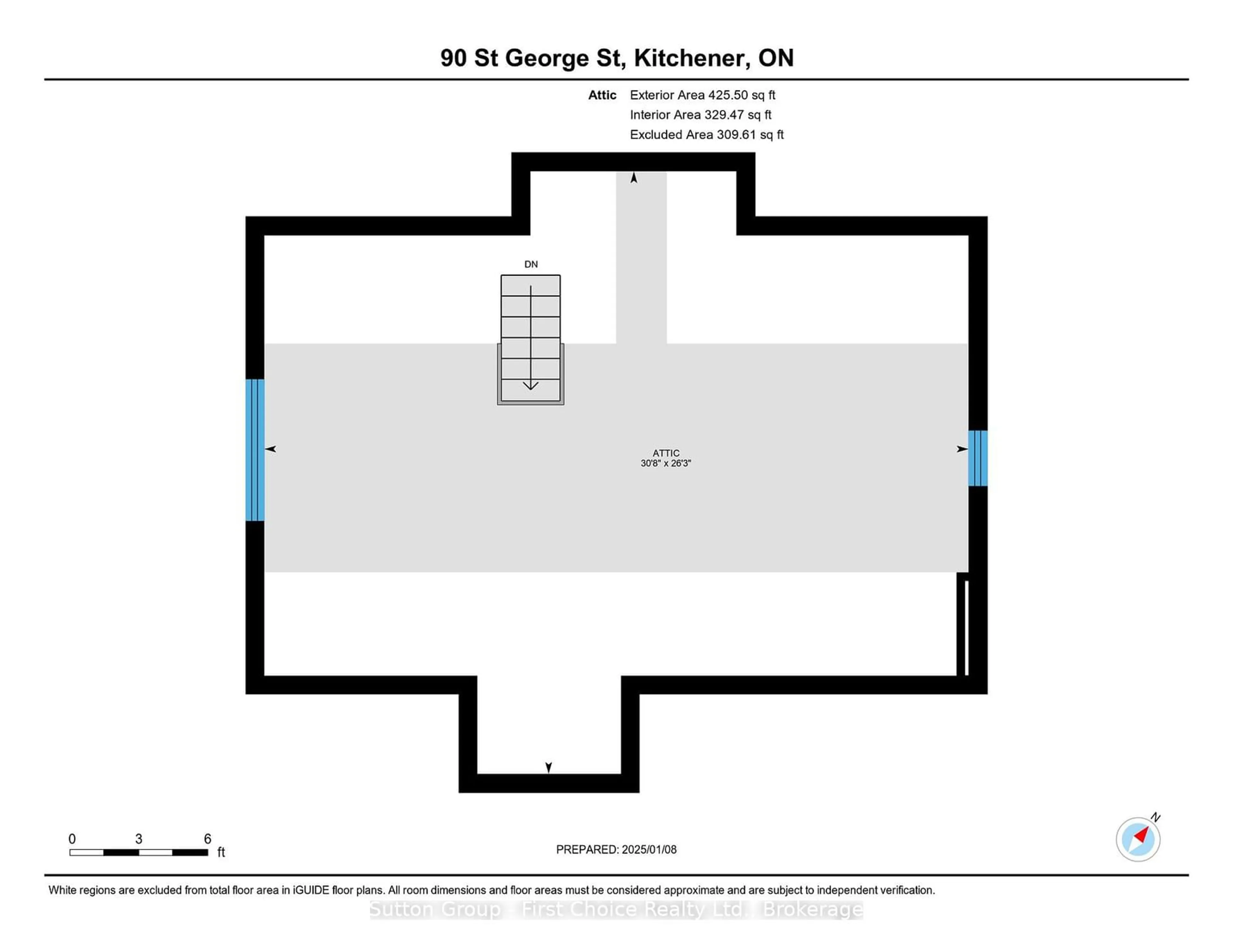 Floor plan for 90 St George St, Kitchener Ontario N2G 2S9