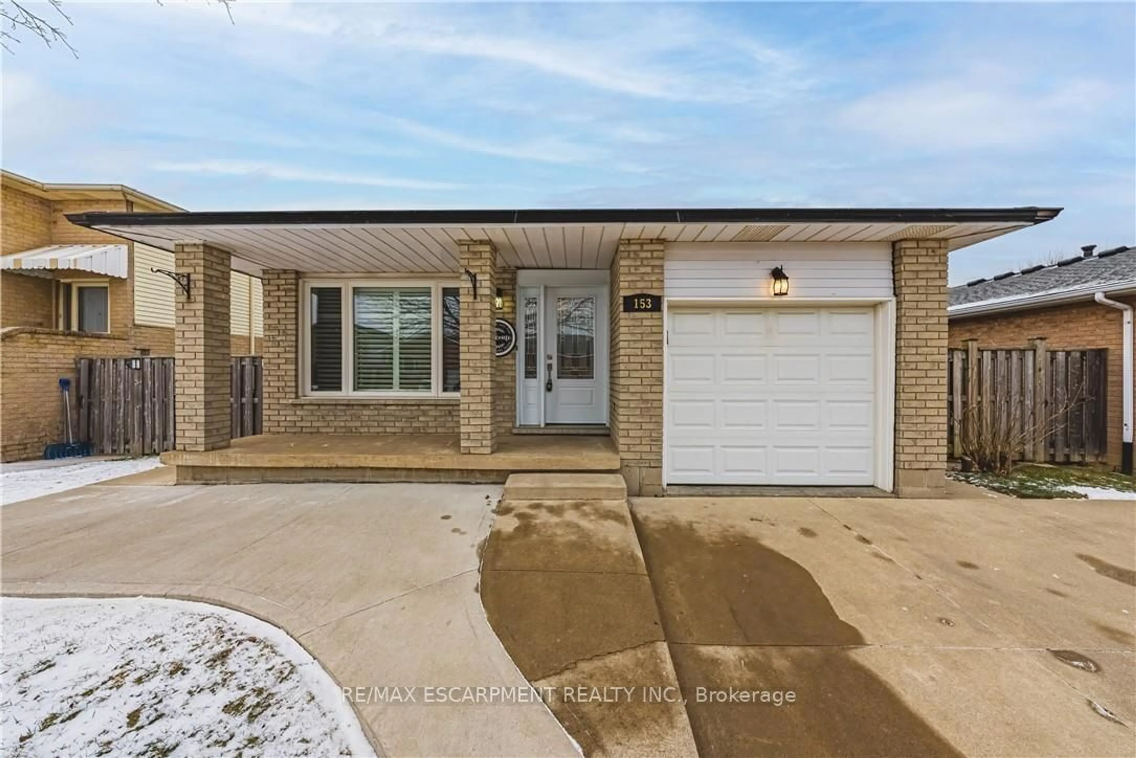 Home with brick exterior material, street for 153 Ravenbury Dr, Hamilton Ontario L8W 2B4