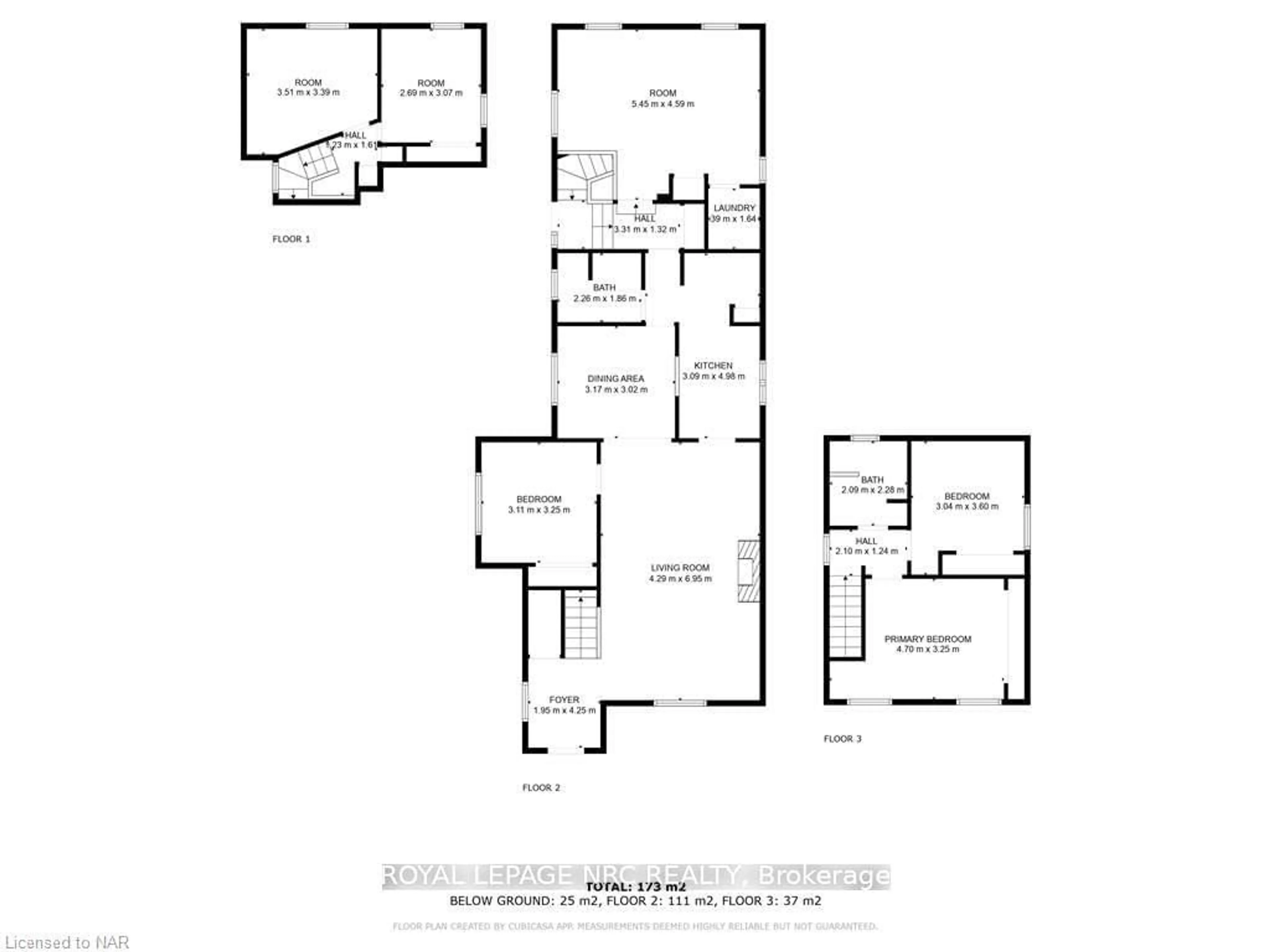 Floor plan for 327 SOUTH MILL St, Fort Erie Ontario L0S 1N0