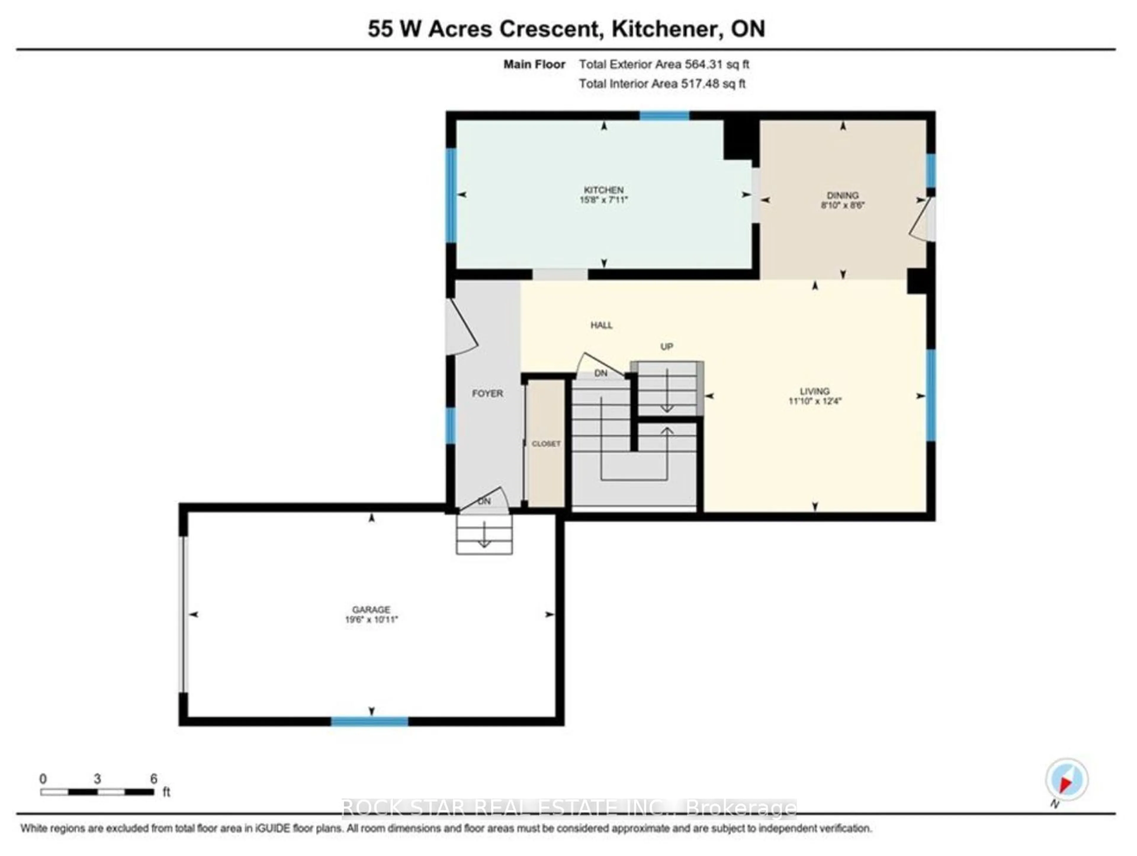 Floor plan for 55 West Acres Cres, Kitchener Ontario N2N 3G8