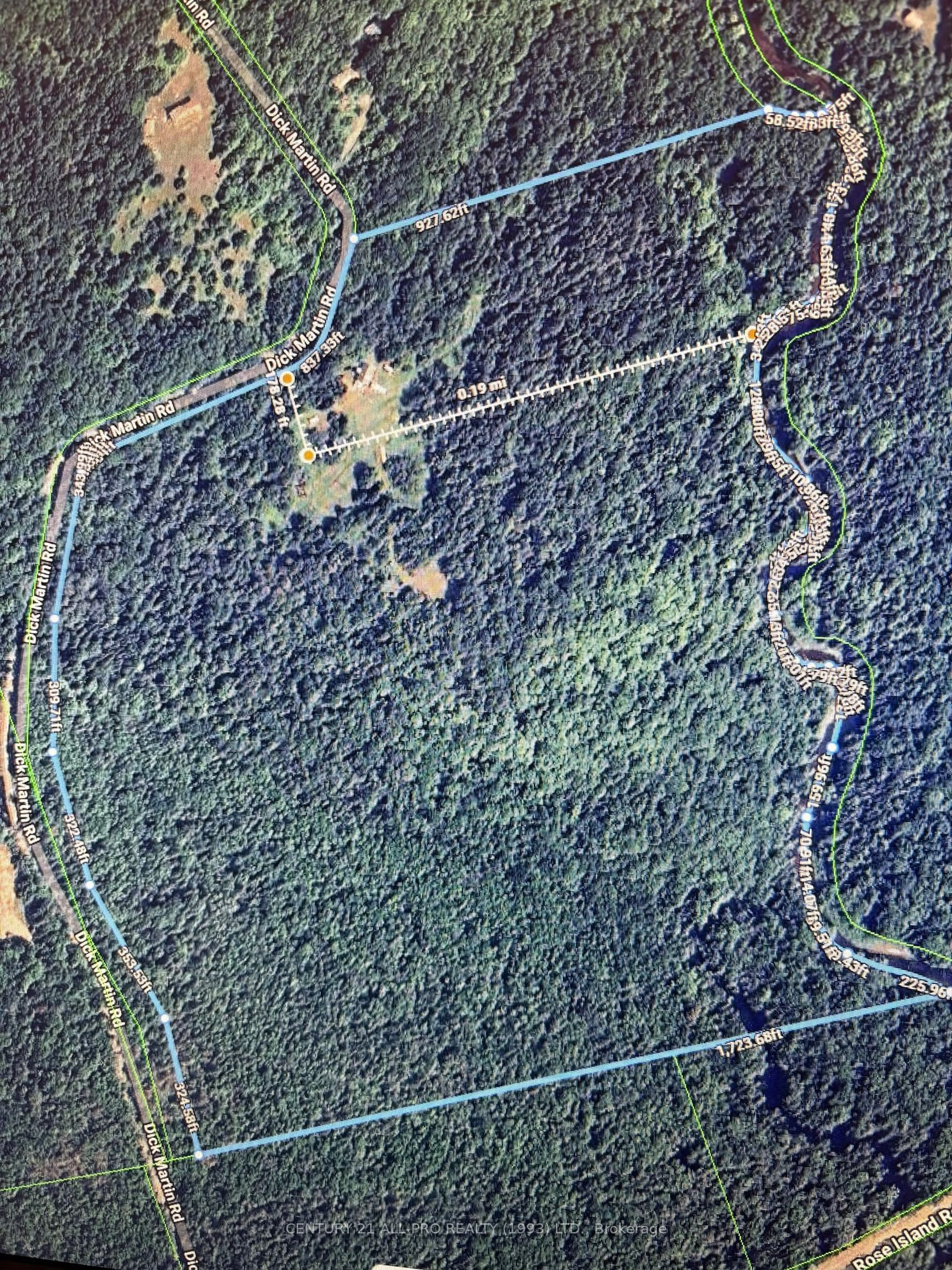 Picture of a map for 177A Dick Martin Rd, North Kawartha Ontario K0L 1A0