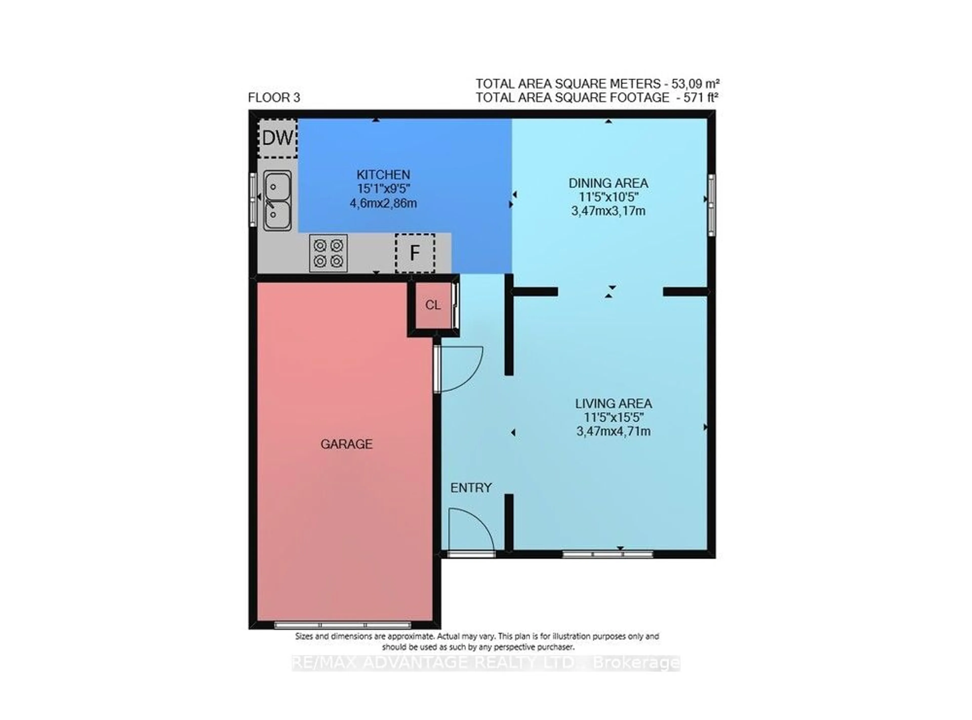 Floor plan for 75 Blanchard Cres, London Ontario N6G 4E4