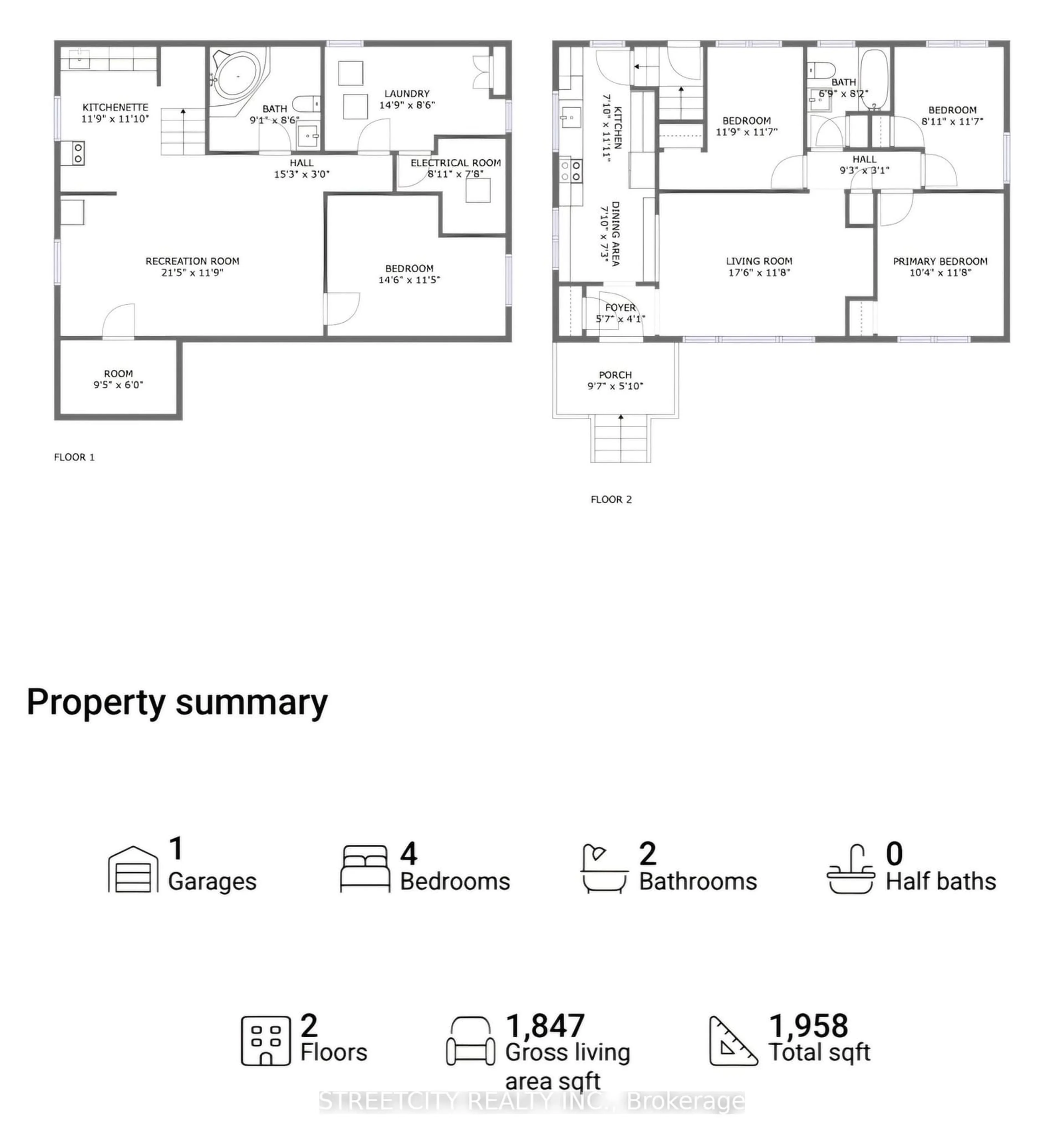 Floor plan for 537 Clarke Rd, London Ontario N5V 2E1