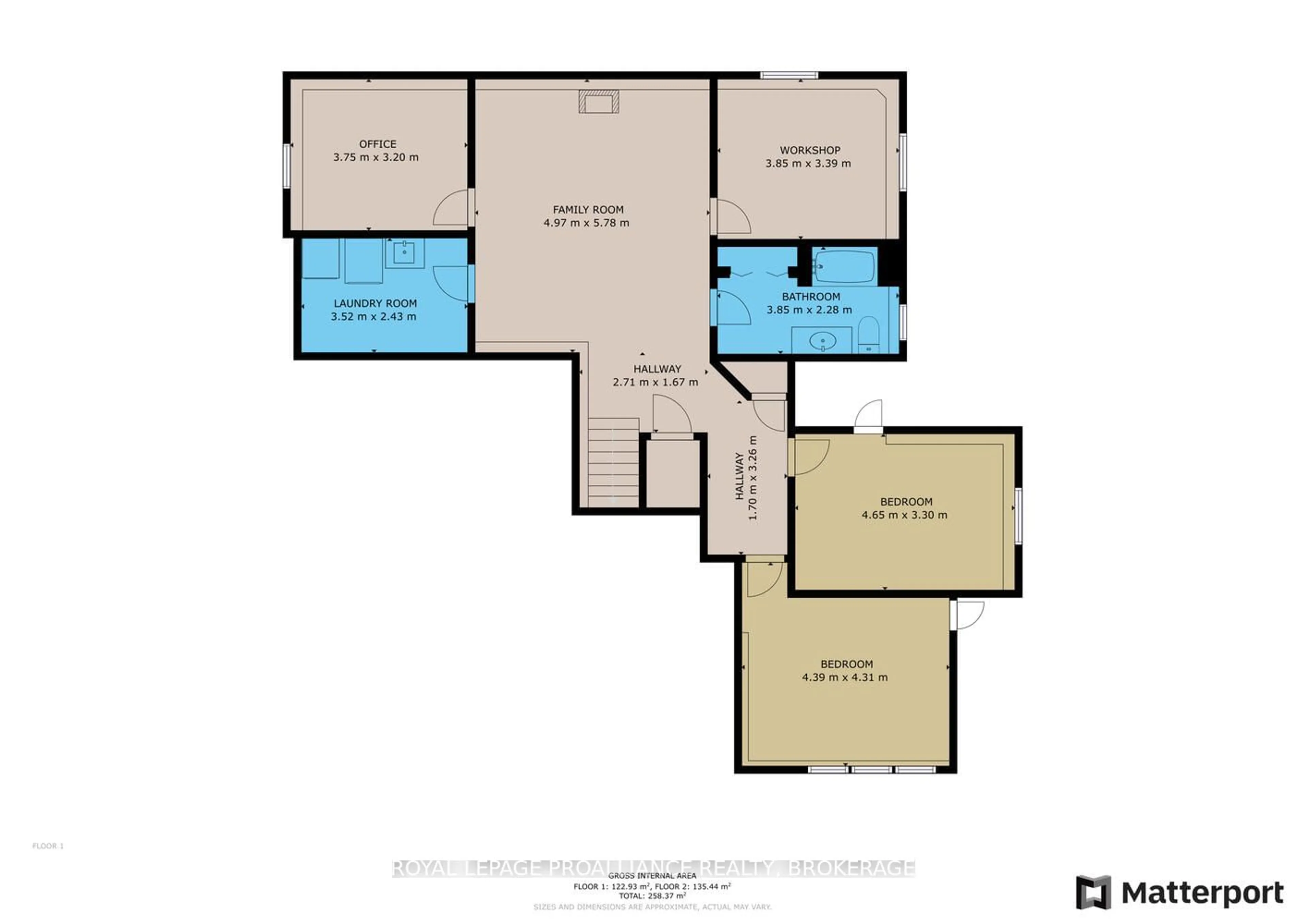 Floor plan for 1079 Greenwood Park Dr, Kingston Ontario K7K 7C8