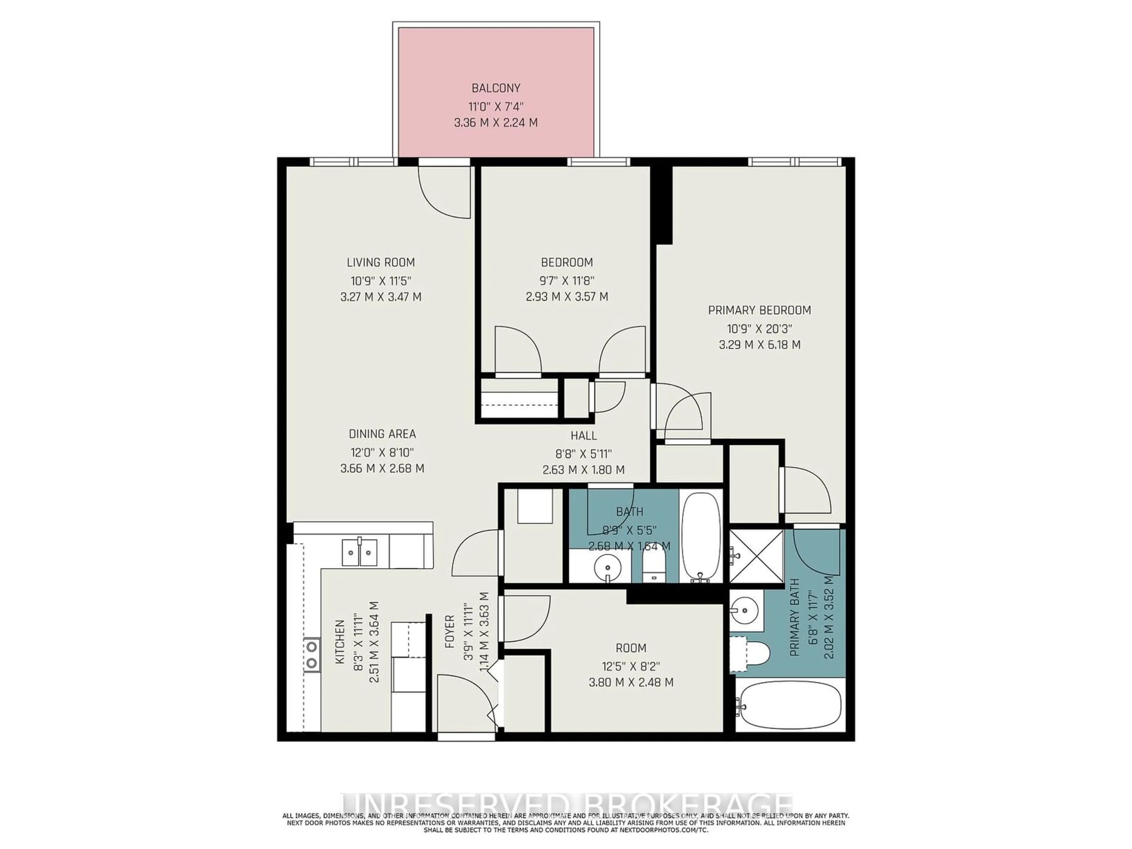 Floor plan for 120 Grant Carman Dr #202, Cityview - Parkwoods Hills - Rideau Shore Ontario K2E 1C8